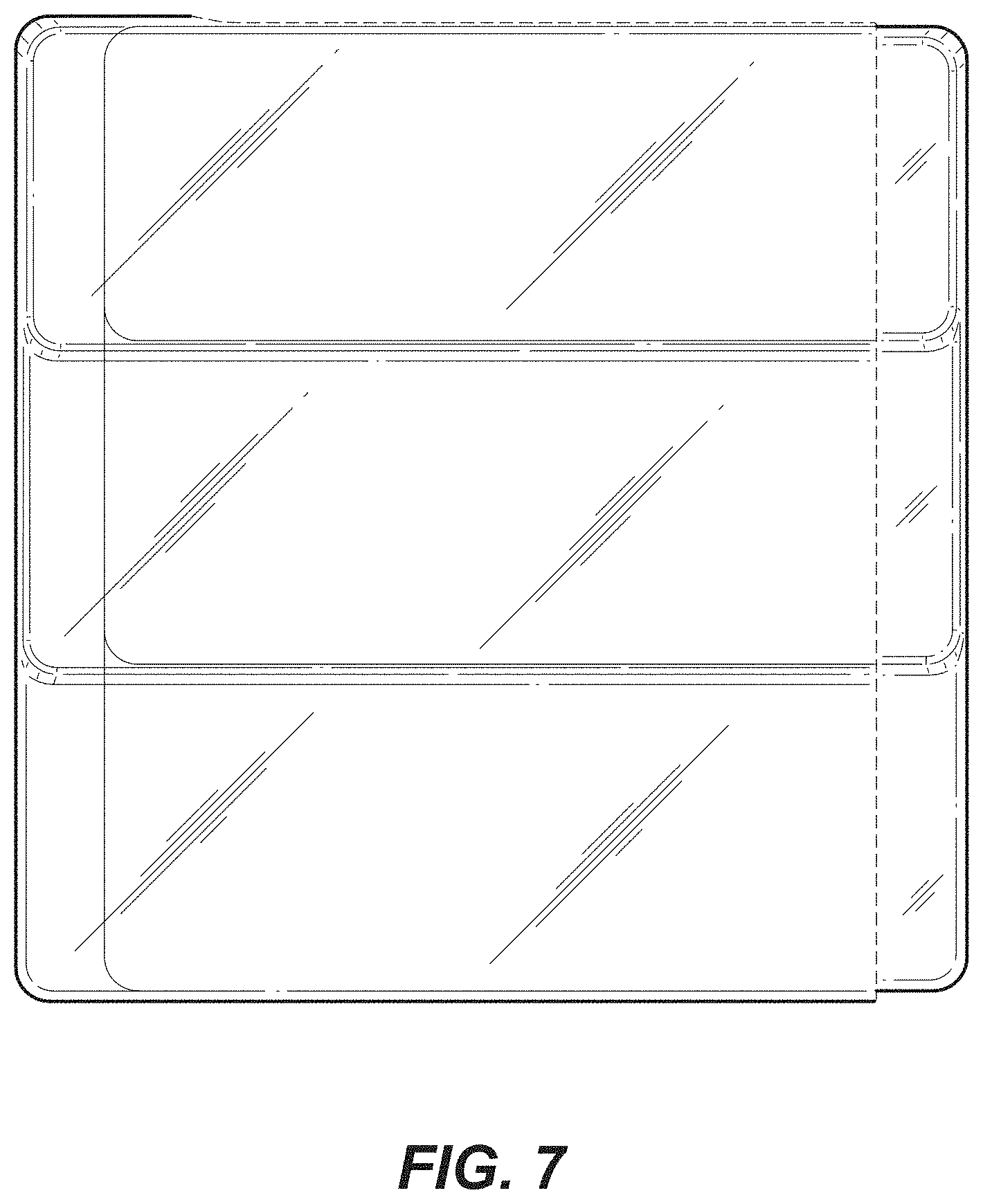 Patent USD1000169 Figure 5 – Shelf