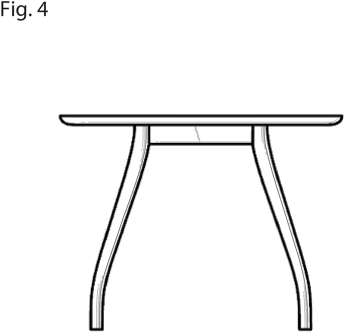 Patent USD1000172 Figure 4 – Table