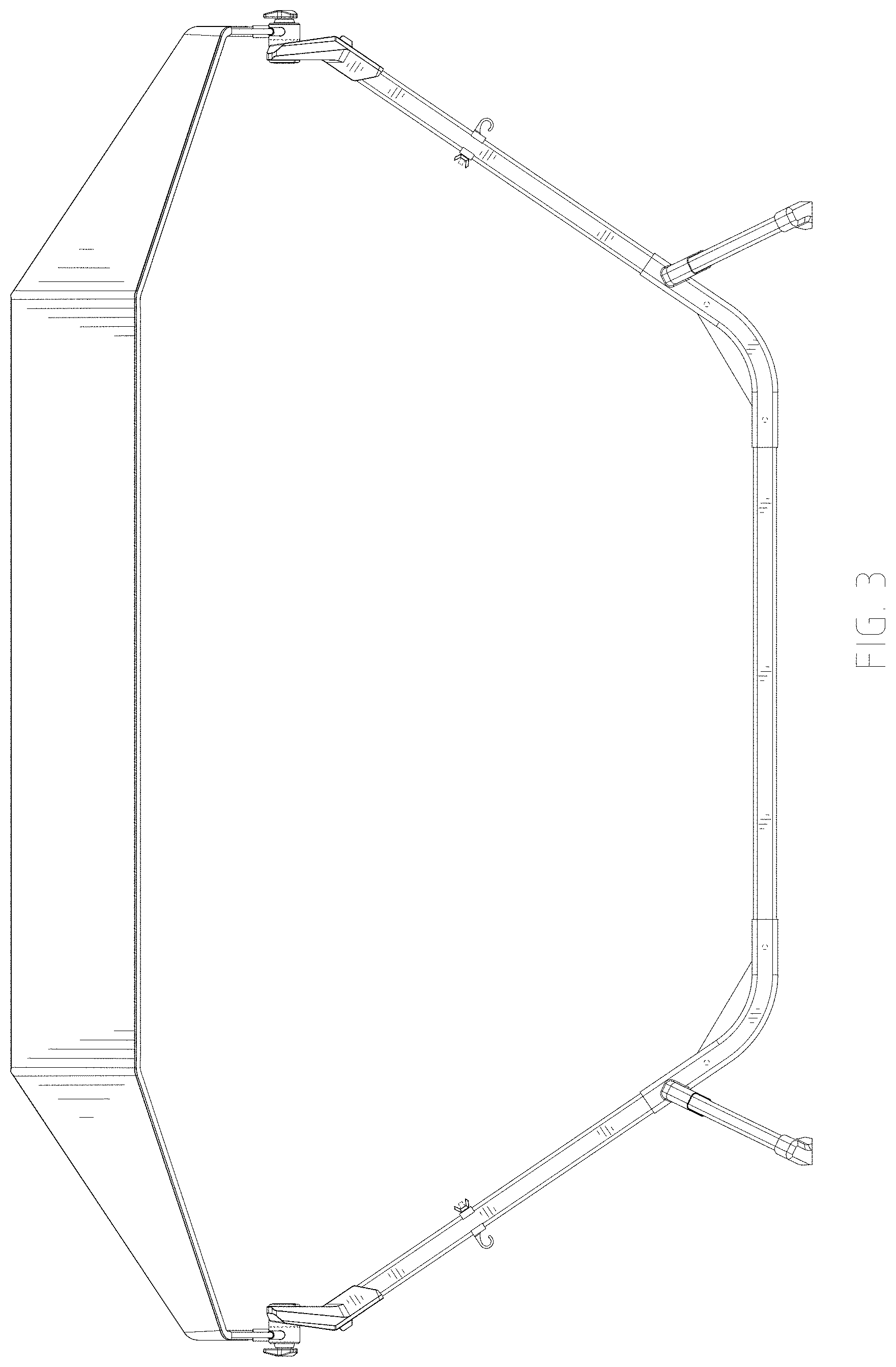 Patent USD1000184 Figure 3 – Hammock stand