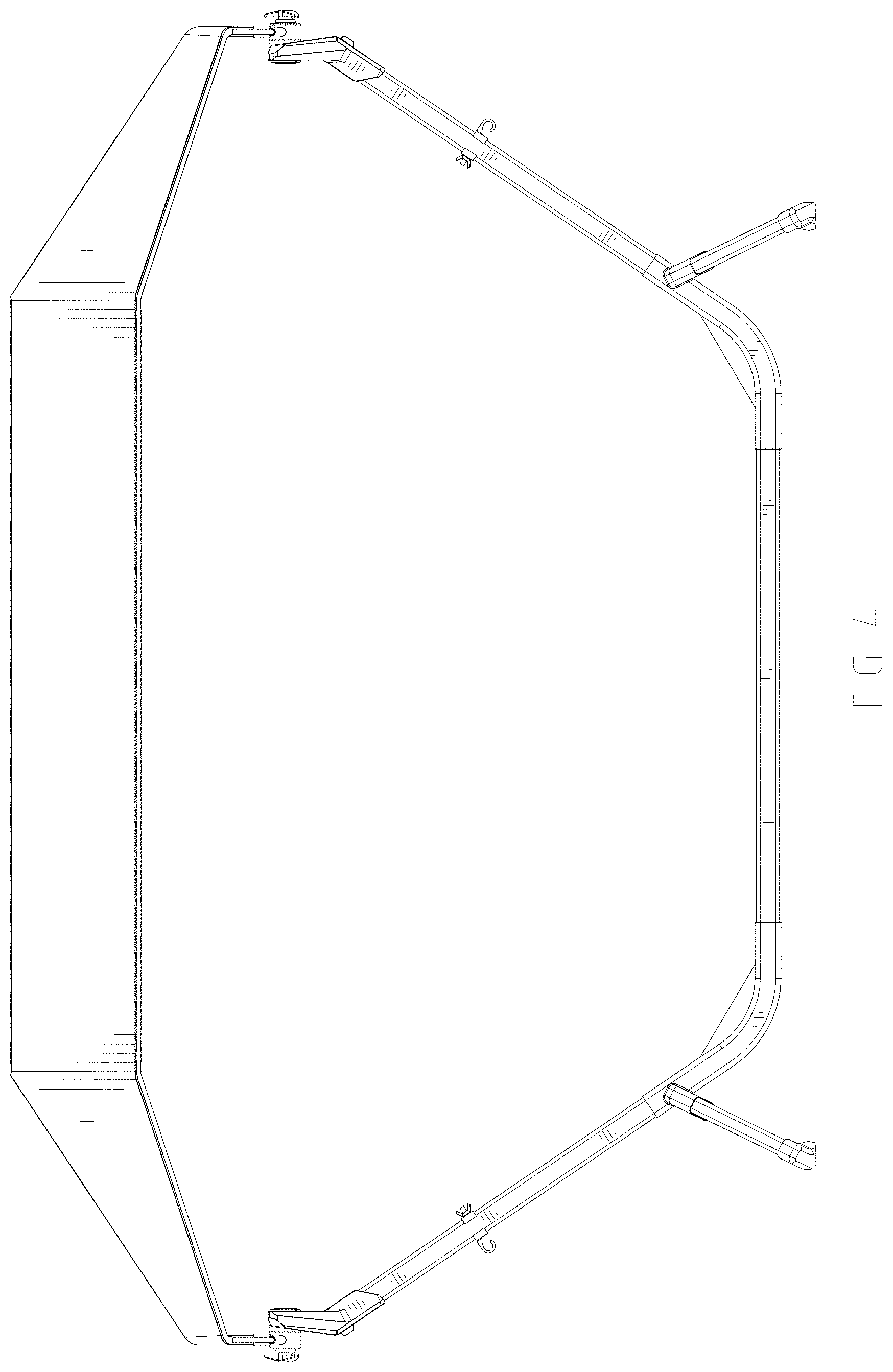 Patent USD1000184 Figure 4 – Hammock stand