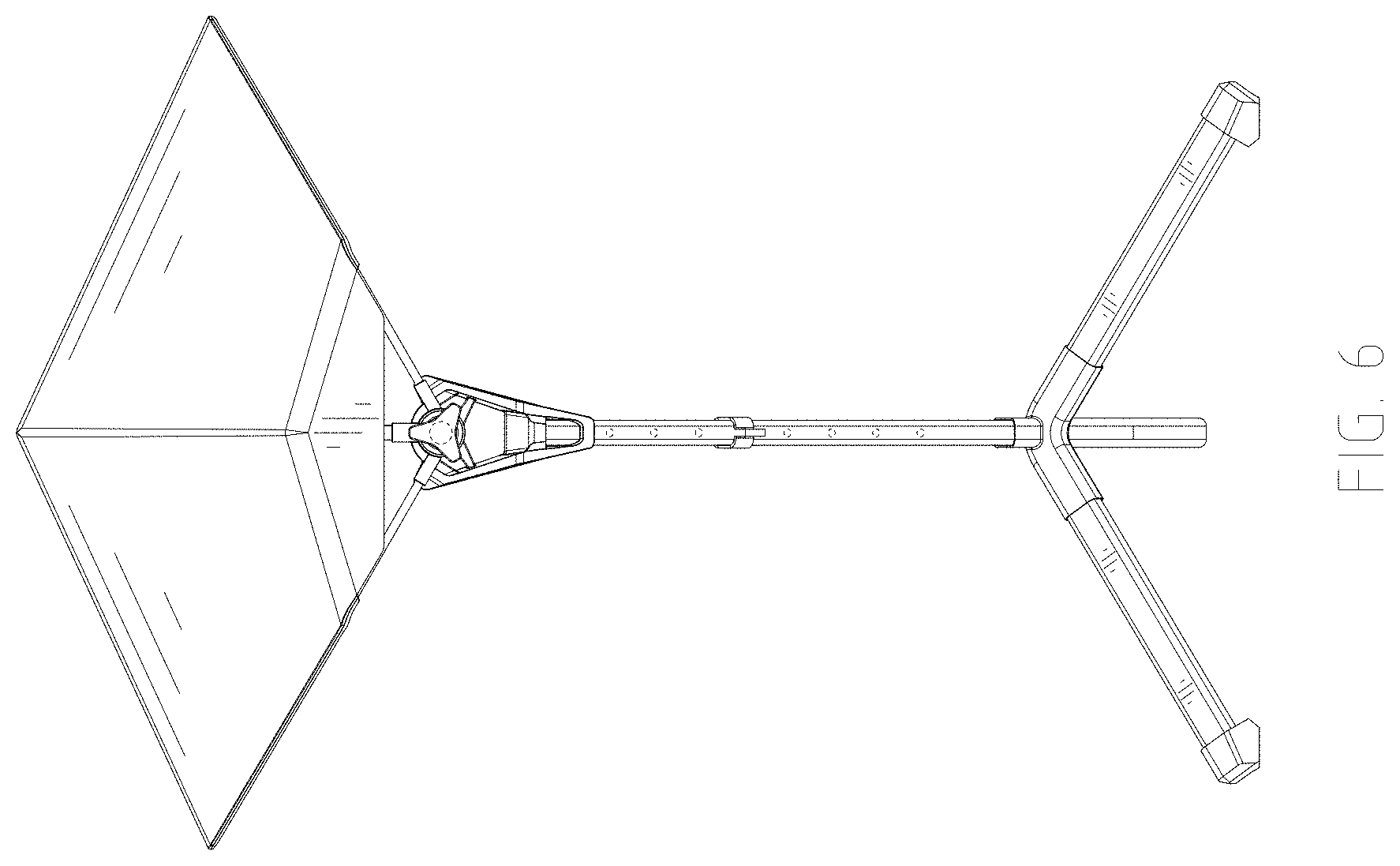 Patent USD1000184 Figure 6 – Hammock stand
