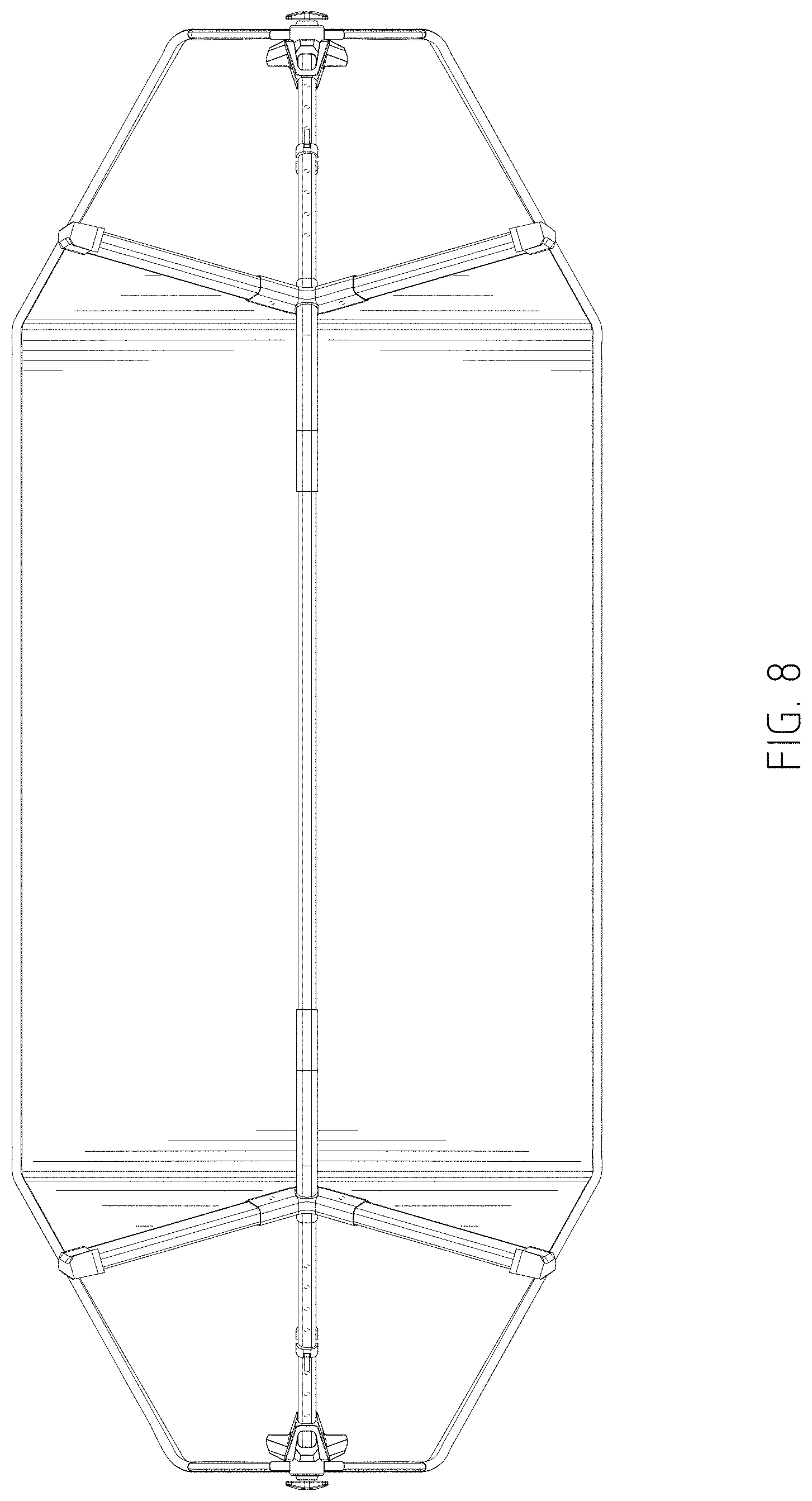 Patent USD1000184 Figure 8 – Hammock stand