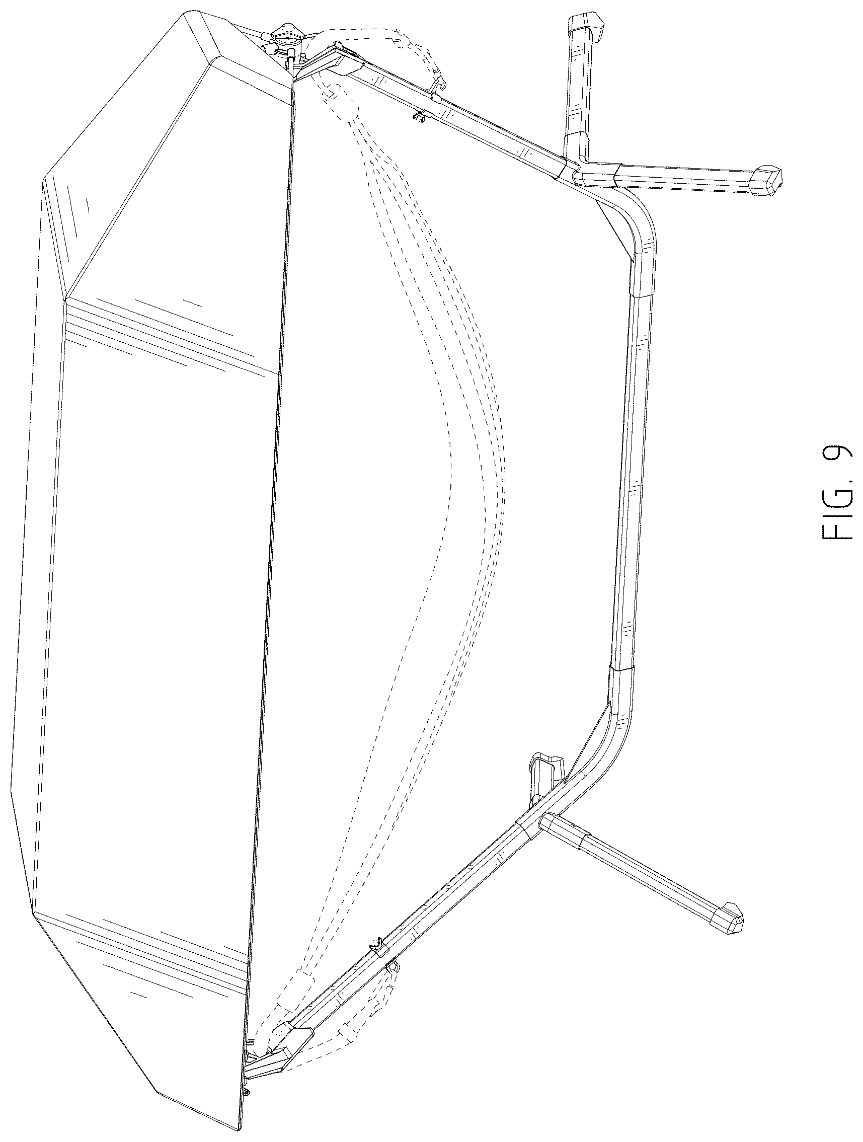 Patent USD1000184 Figure 9 – Hammock stand
