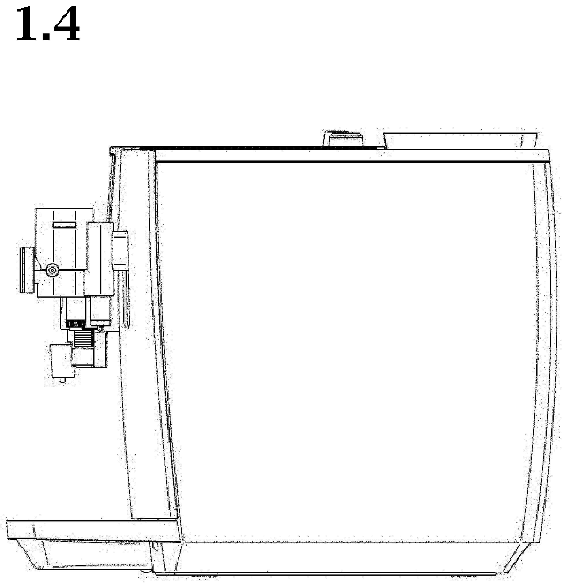 Patent USD1000186 Figure 4 – Coffee maker