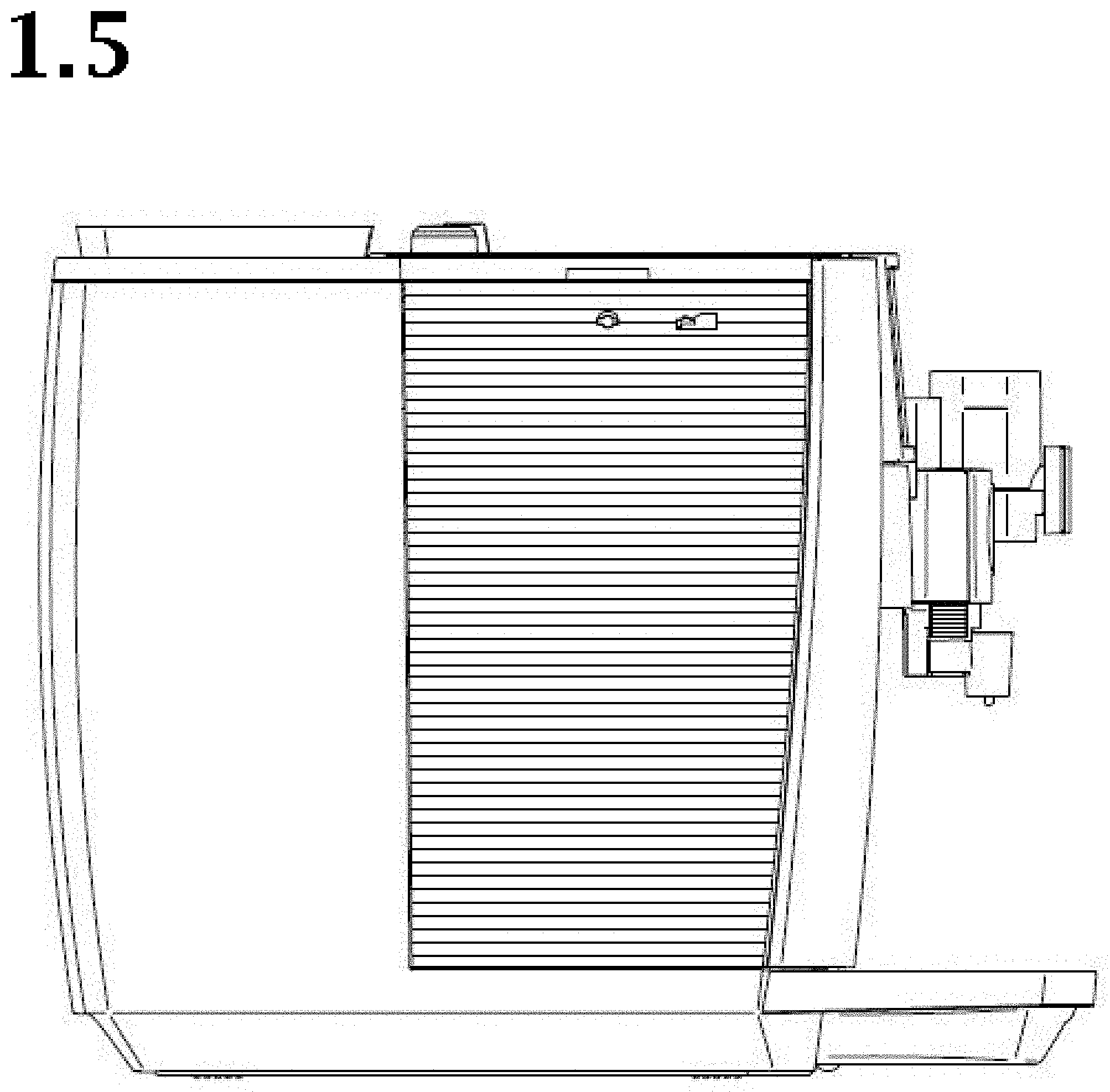 Patent USD1000186 Figure 5 – Coffee maker