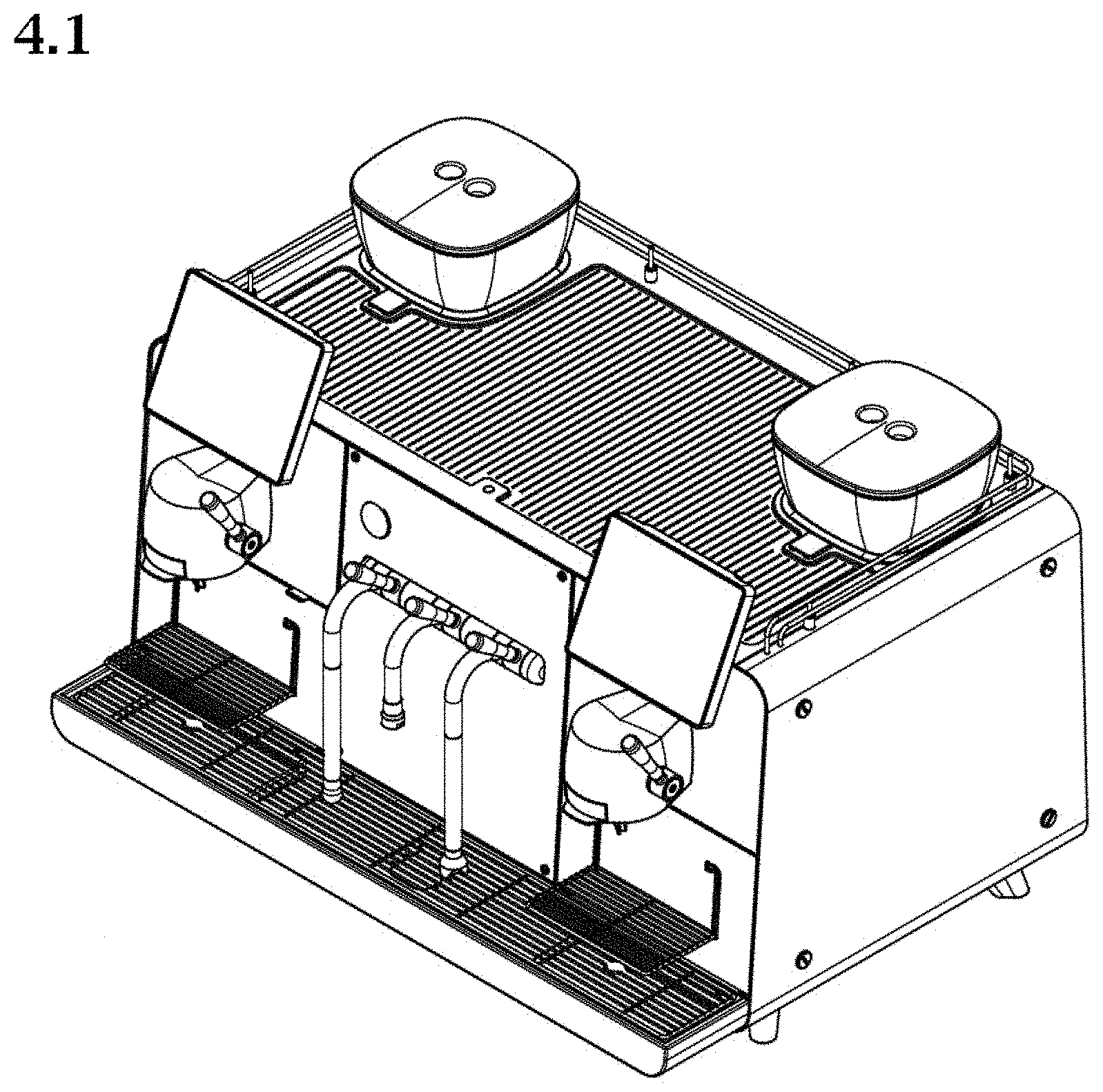 Patent USD1000187 Figure 7 – Automatic coffee machine for commercial purposes