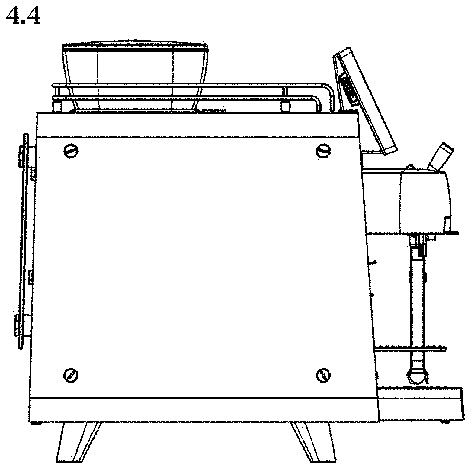 Patent USD1000187 Figure 10 – Automatic coffee machine for commercial purposes