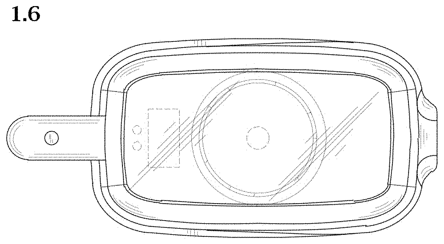Patent USD1000188 Figure 6 – Water jug