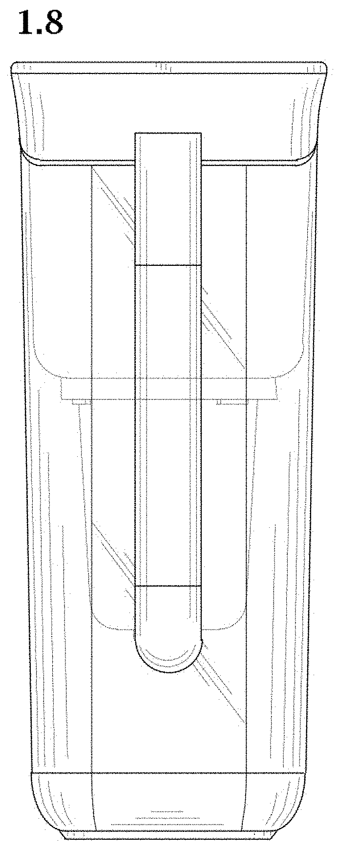 Patent USD1000188 Figure 8 – Water jug