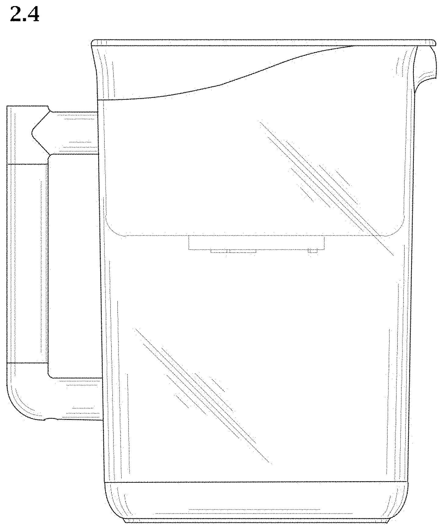 Patent USD1000188 Figure 13 – Water jug