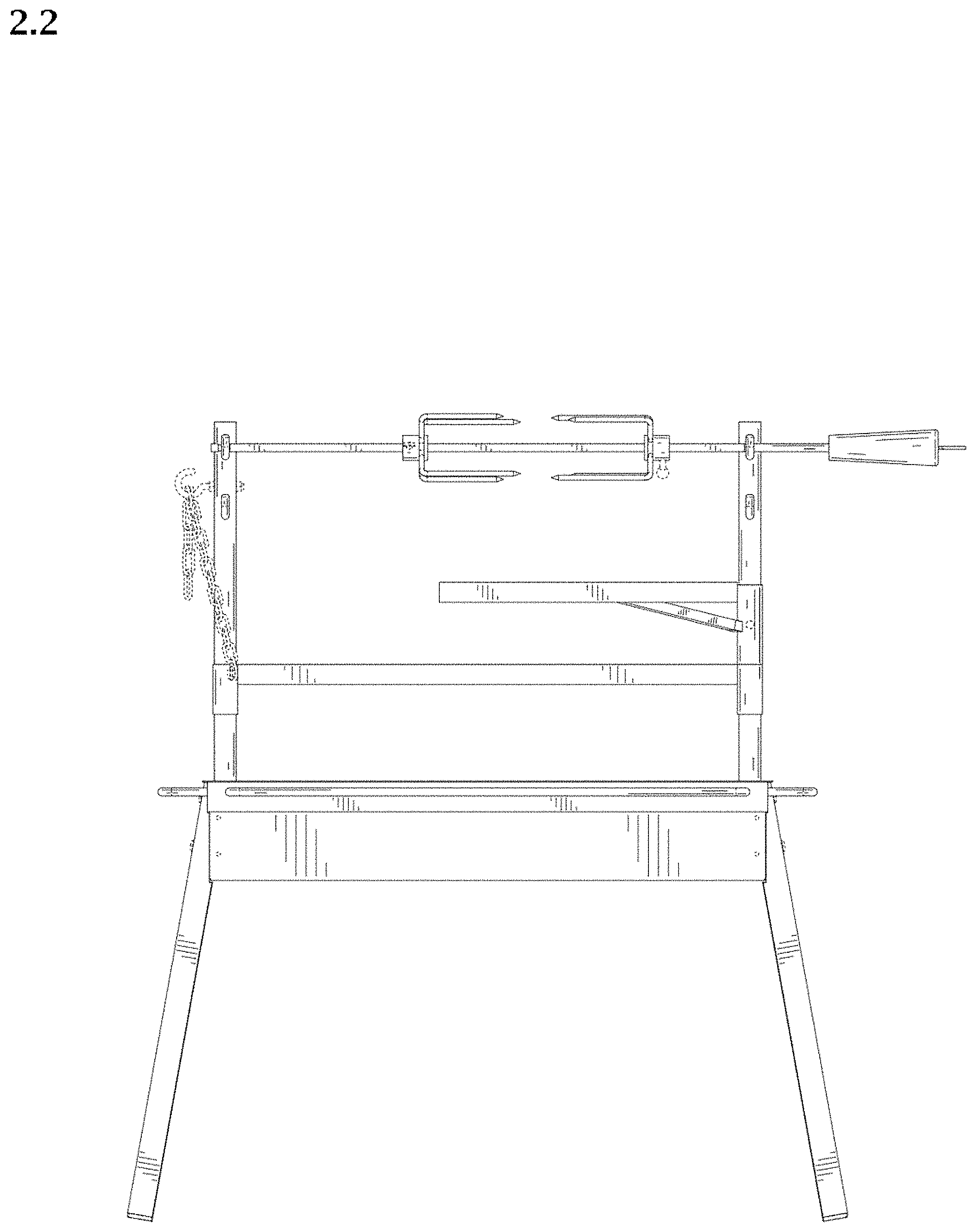 Patent USD1000189 Figure 2 – Barbecue toolset