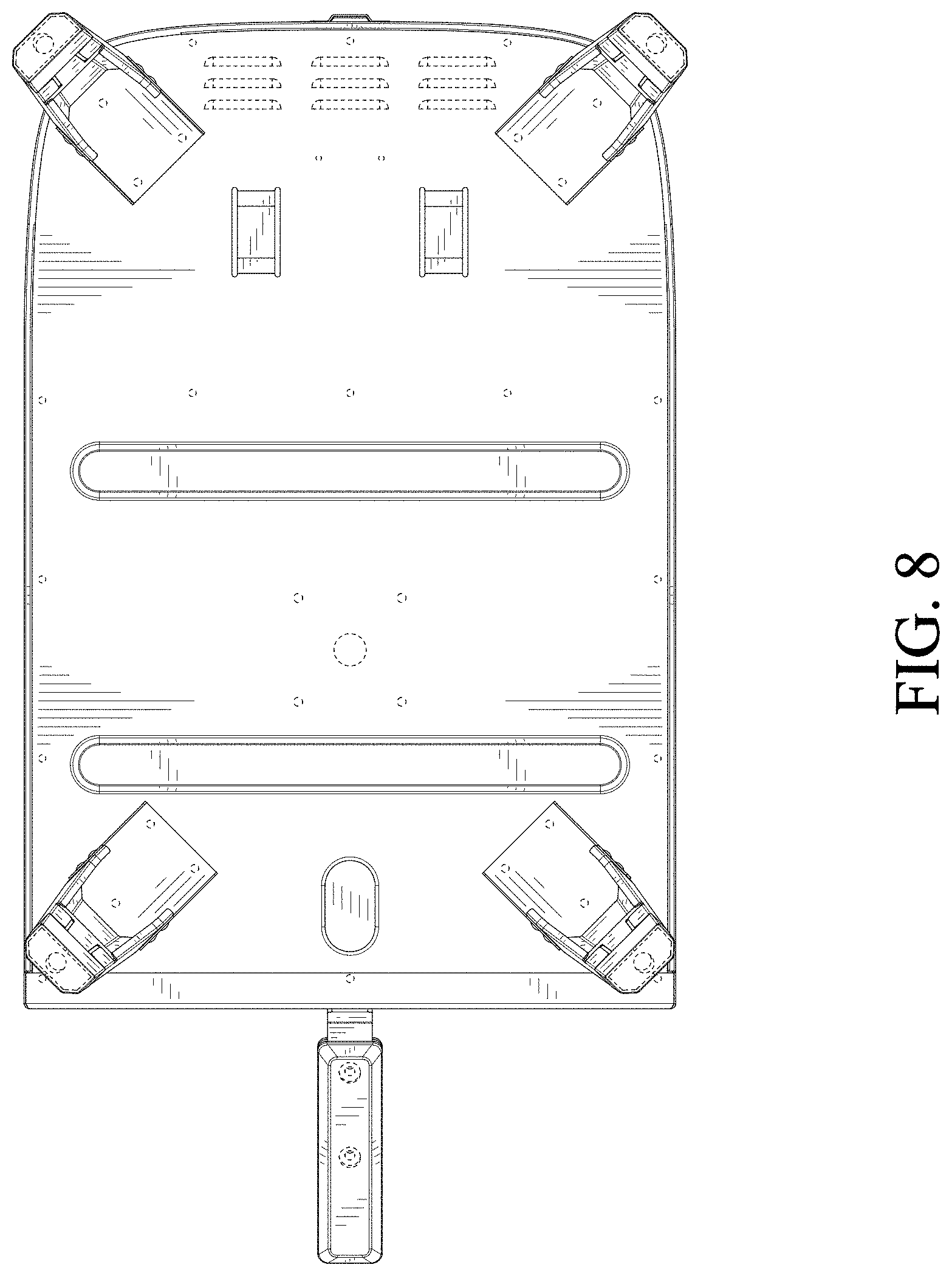 Patent USD1000190 Figure 8 – Outdoor pizza oven