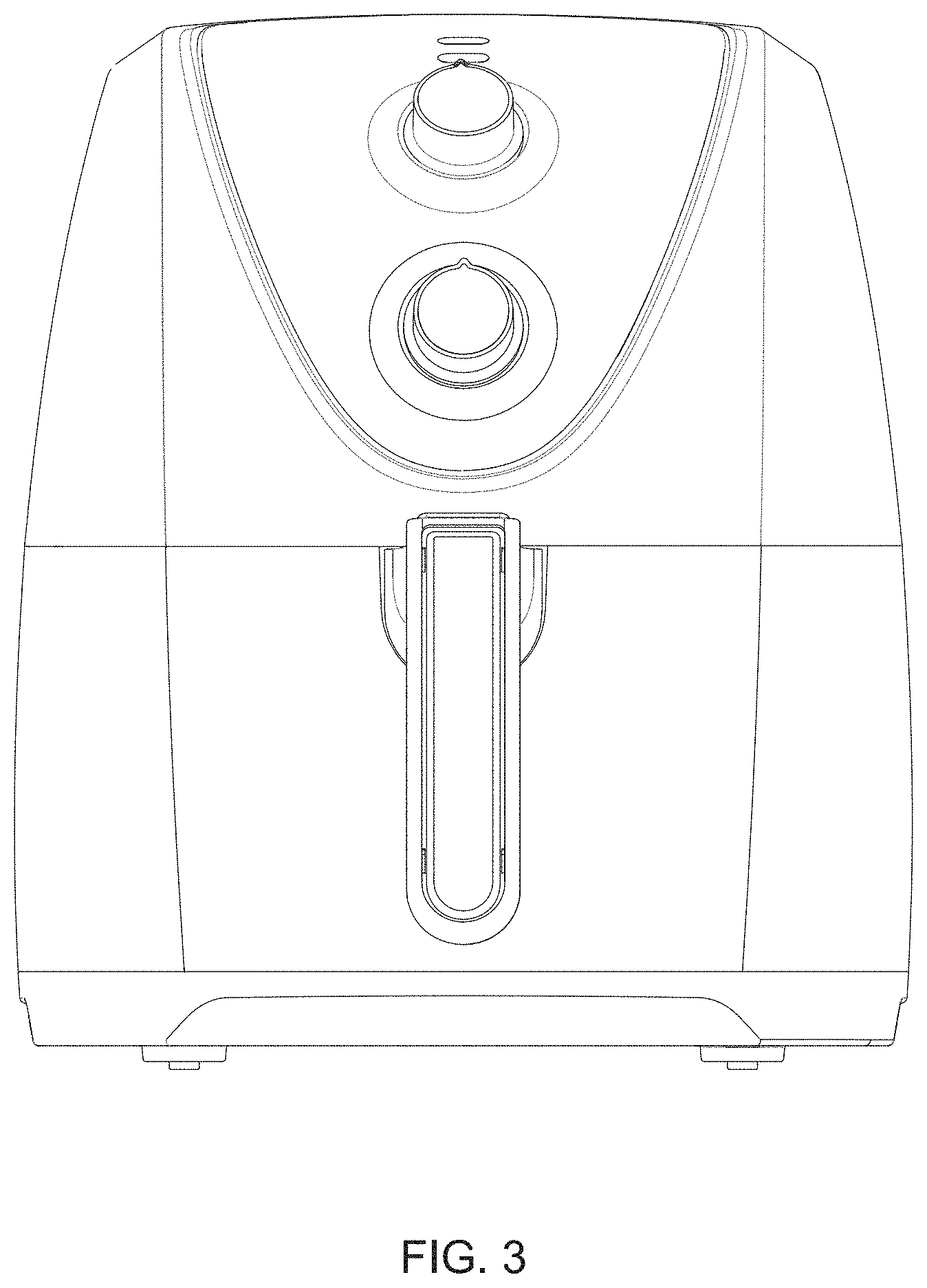 Patent USD1000192 Figure 3 – Air fryer