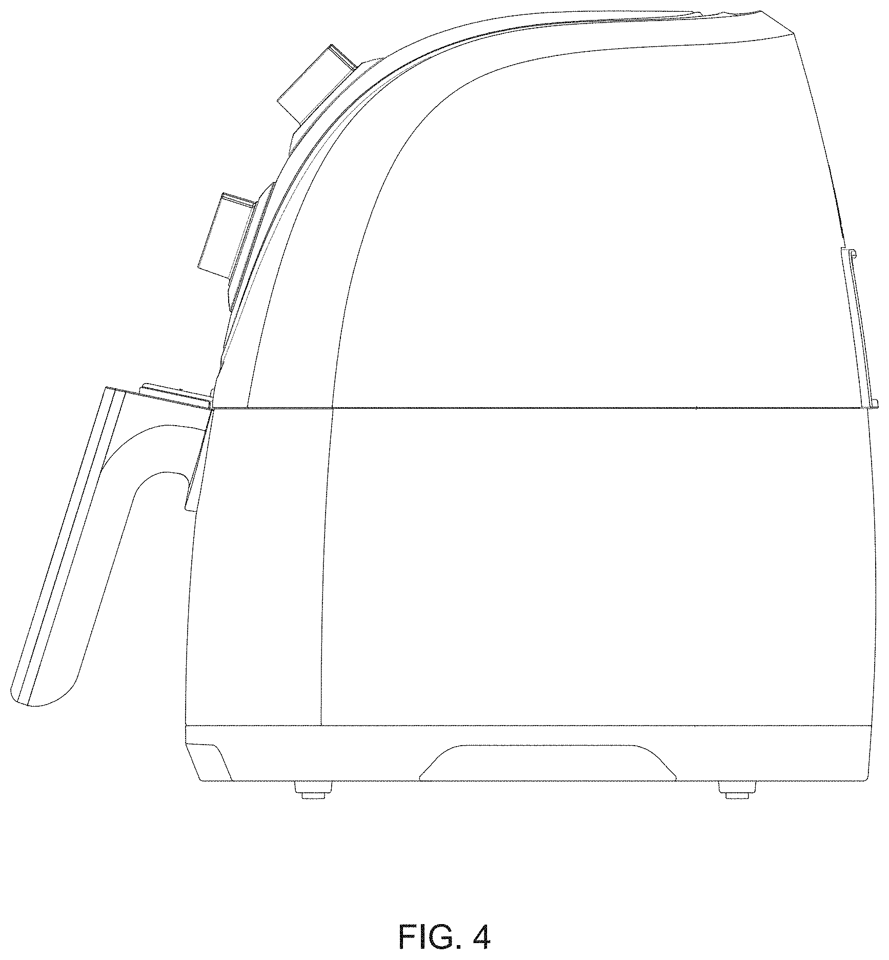 Patent USD1000192 Figure 4 – Air fryer
