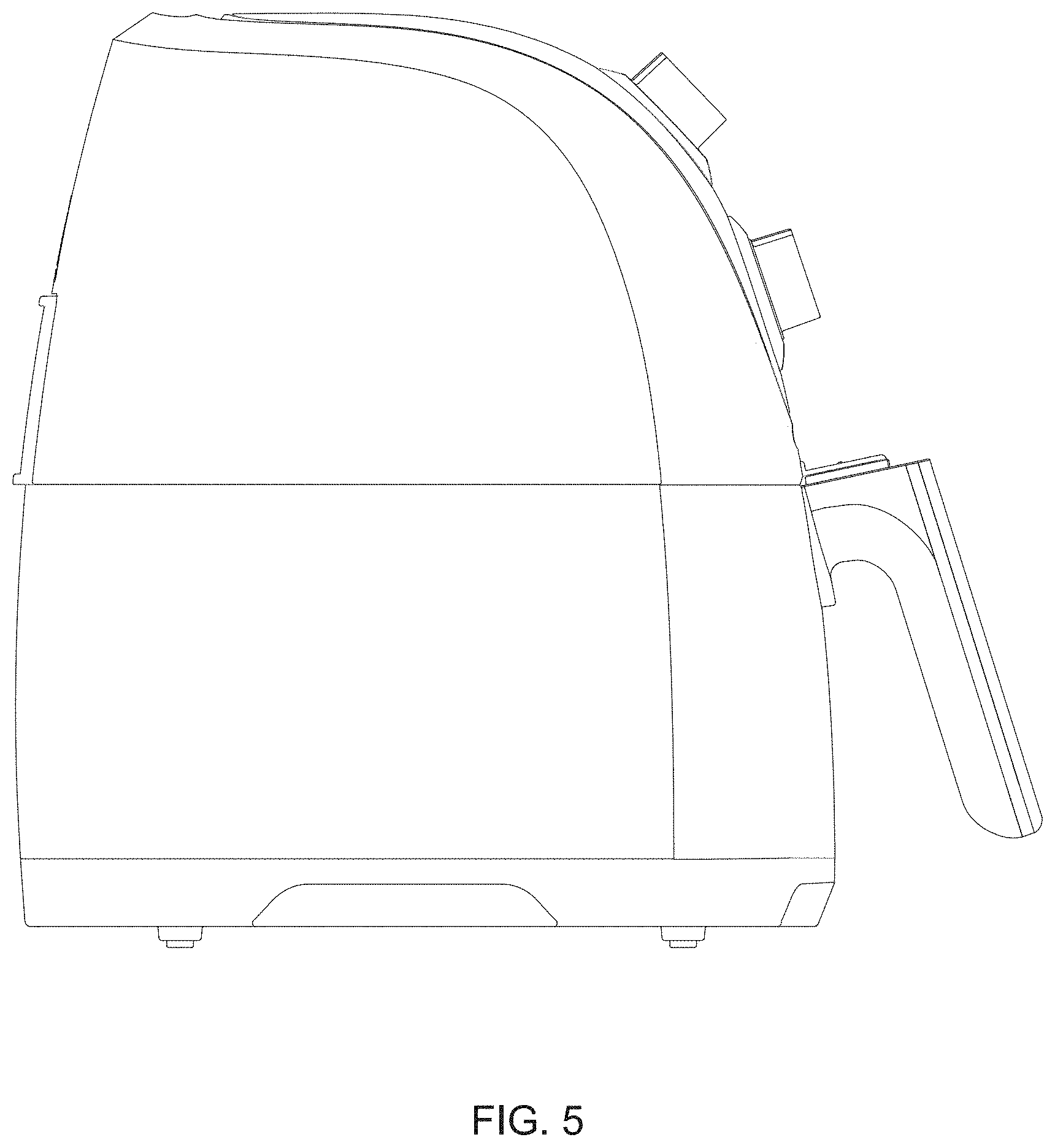 Patent USD1000192 Figure 5 – Air fryer