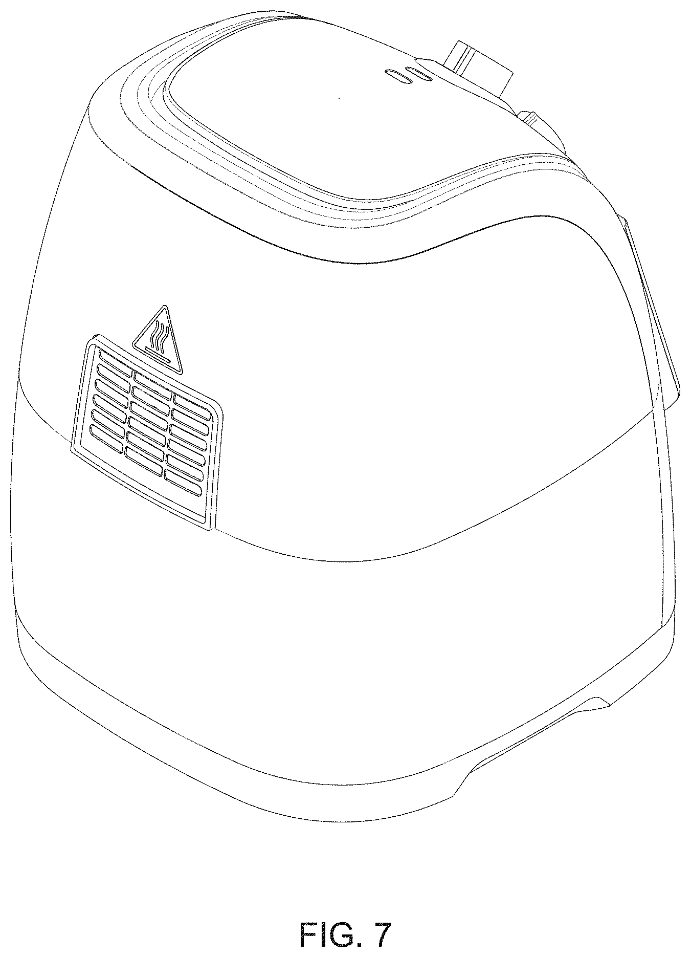 Patent USD1000192 Figure 7 – Air fryer