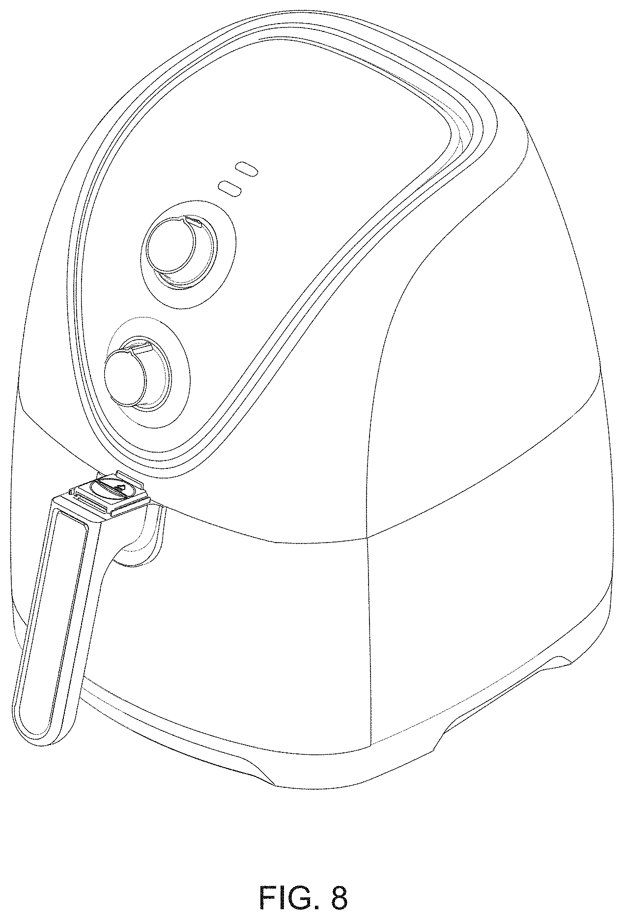 Patent USD1000192 Figure 8 – Air fryer