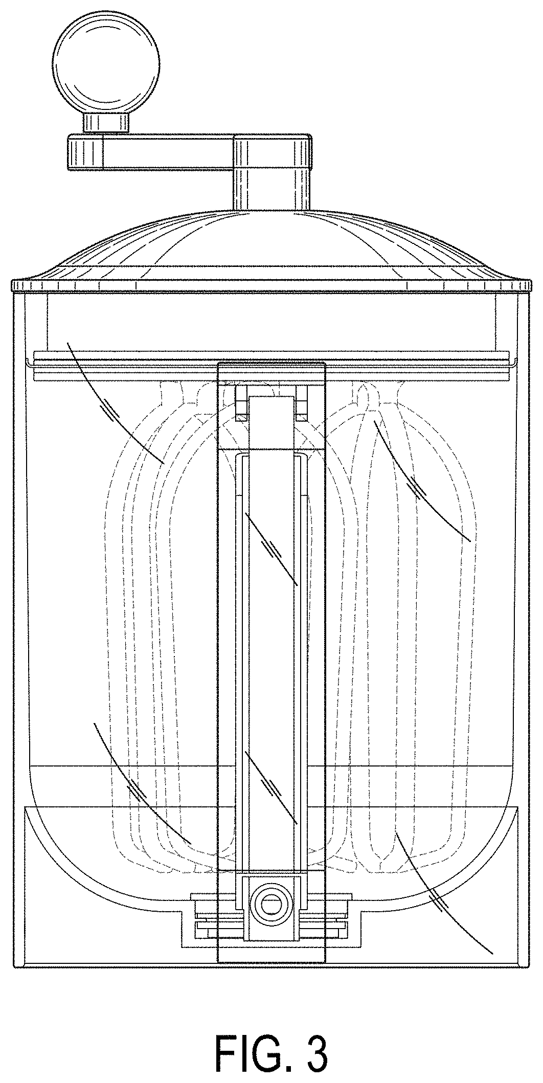 Patent USD1000195 Figure 3 – Dough mixer