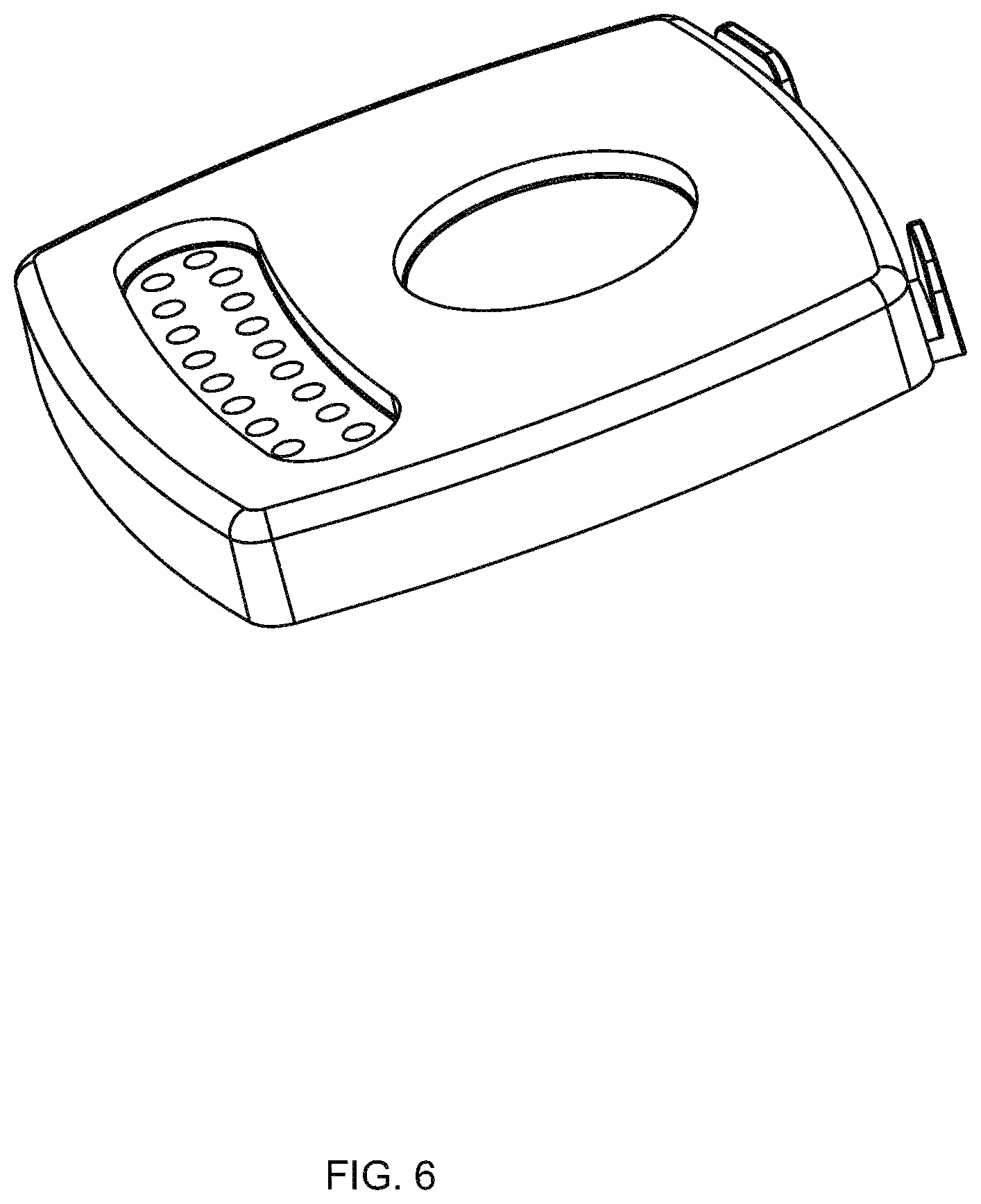 Patent USD1000196 Figure 5 – Container lid