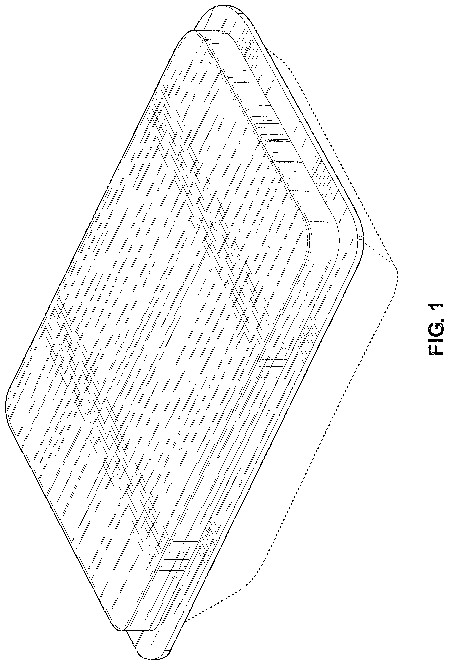 Patent USD1000197 — Palm leaf lid for a food container — Figure 1