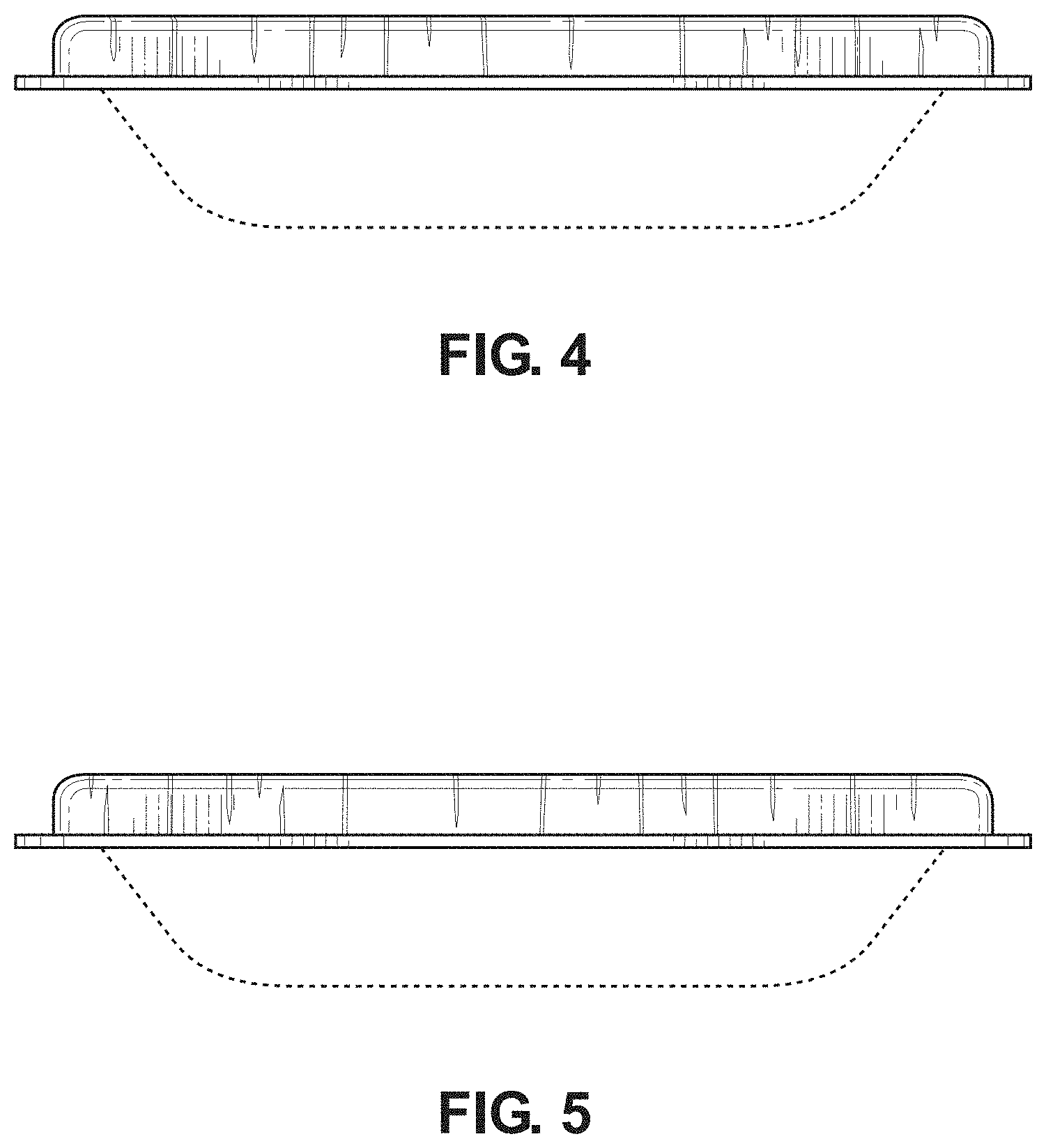 Patent USD1000197 Figure 3 – Palm leaf lid for a food container