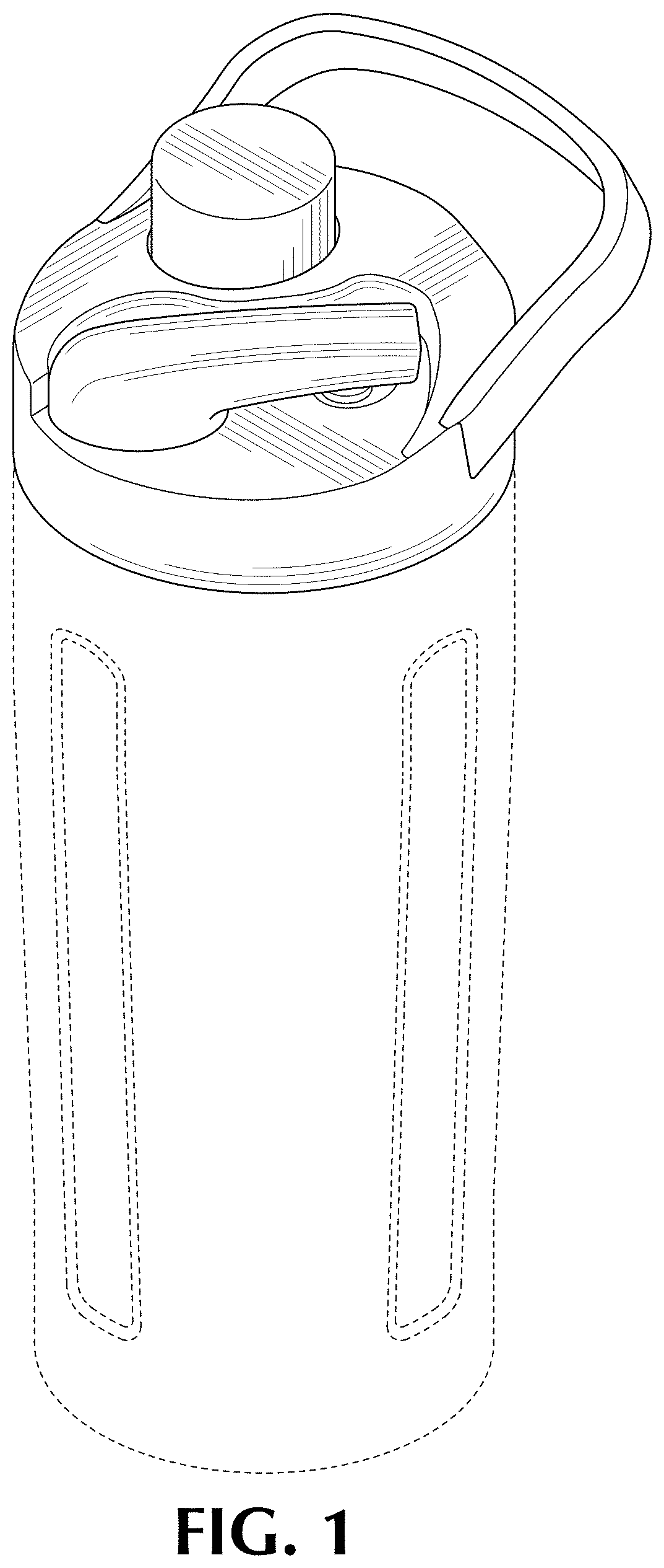 Patent USD1000198 — Beverage dispenser lid with spout — Figure 1