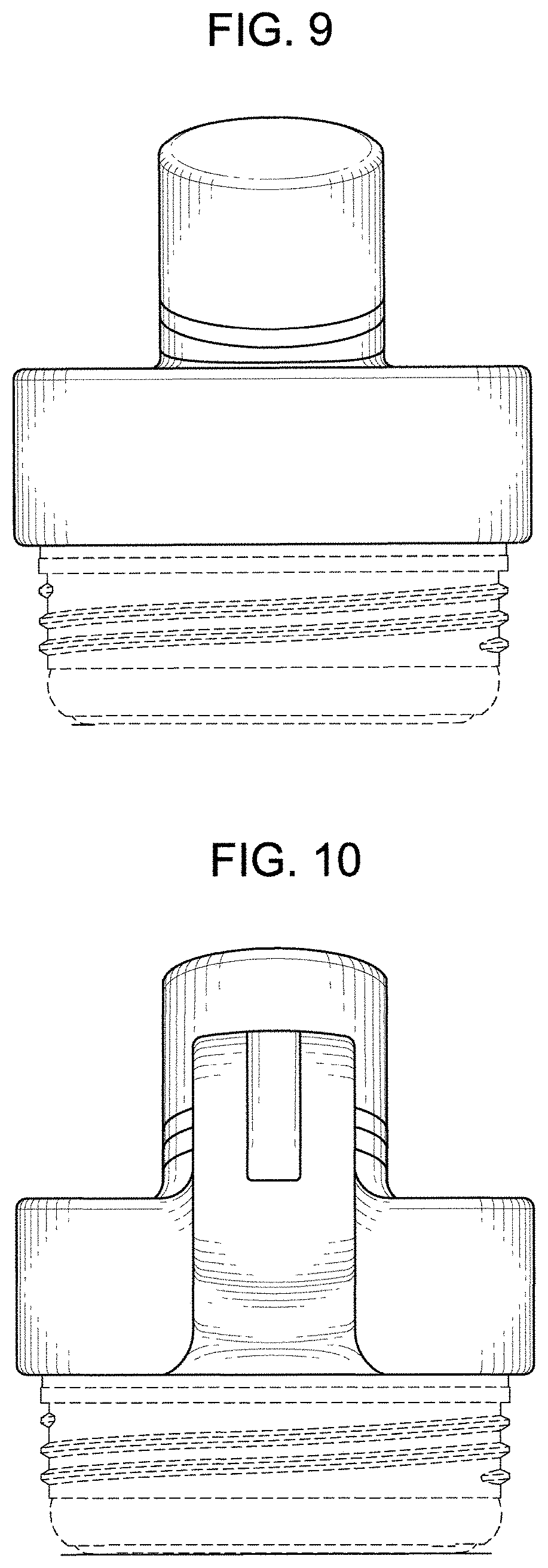 Patent USD1000199 Figure 6 – Combined lid with mouthpiece and cap