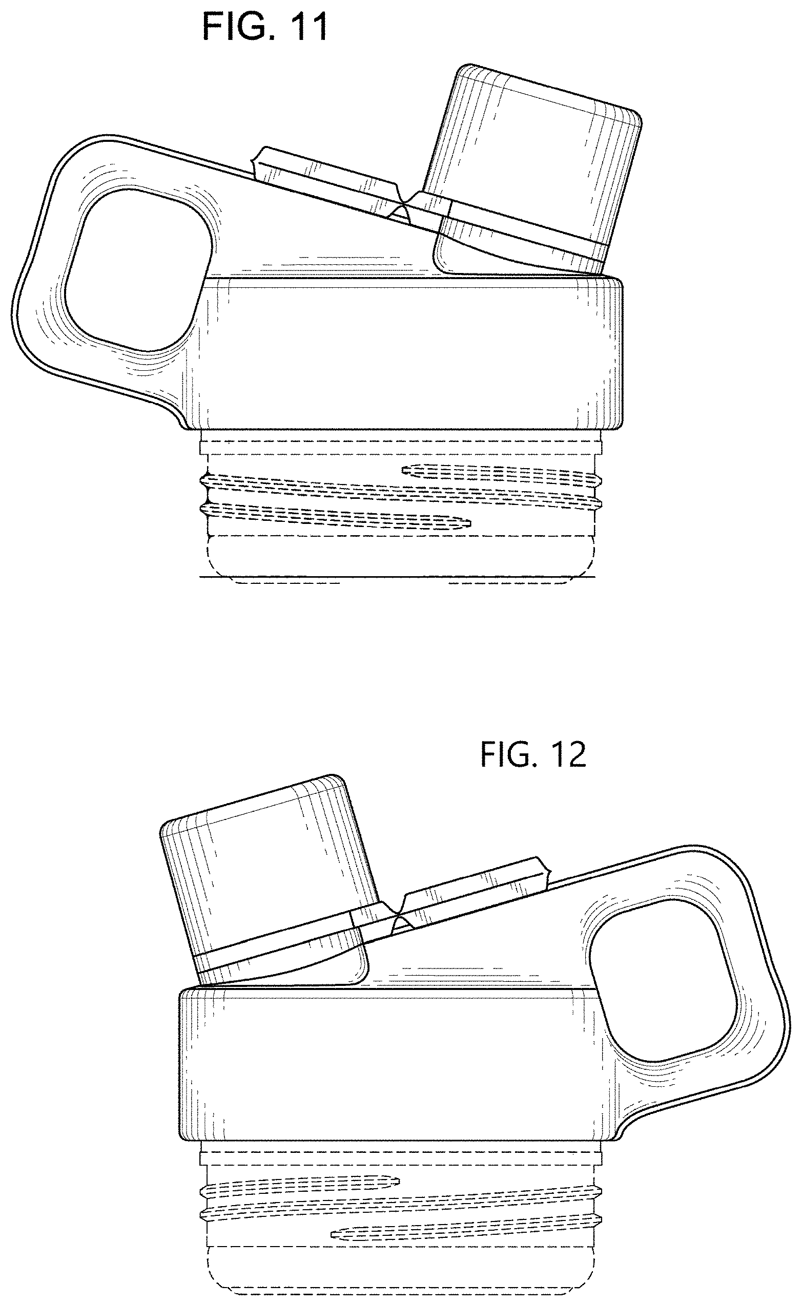 Patent USD1000199 Figure 7 – Combined lid with mouthpiece and cap