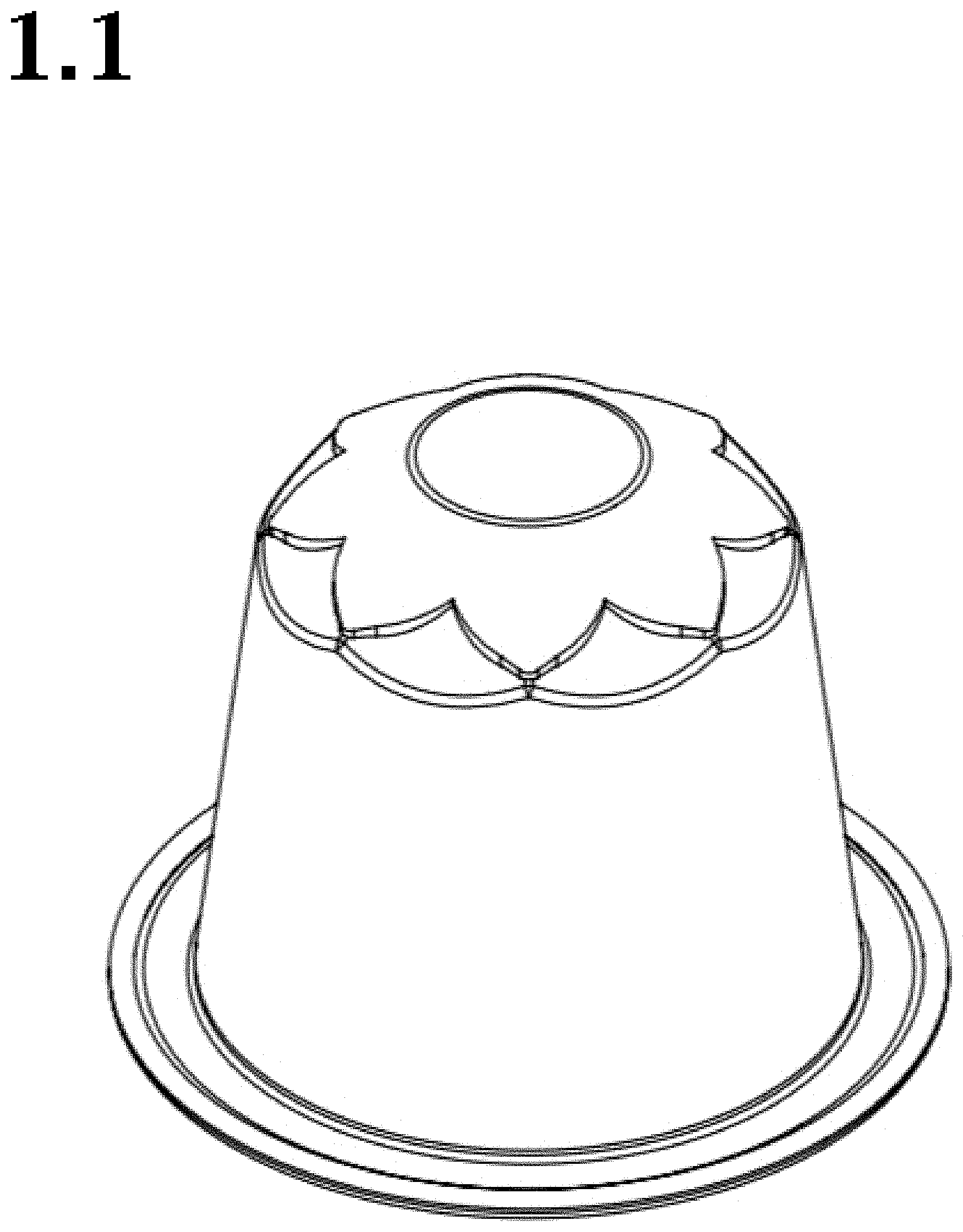 Patent USD1000203 — Coffee capsule — Figure 1