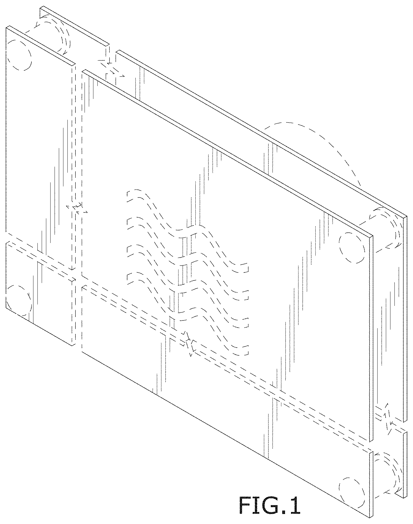 Patent USD1000204 Figure 1 – Grille vent cover