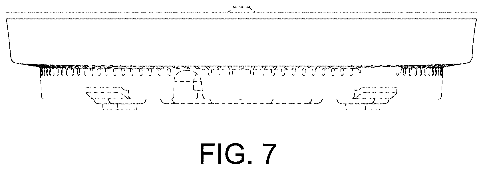 Patent USD1000205 Figure 7 – Cooktop or portion thereof