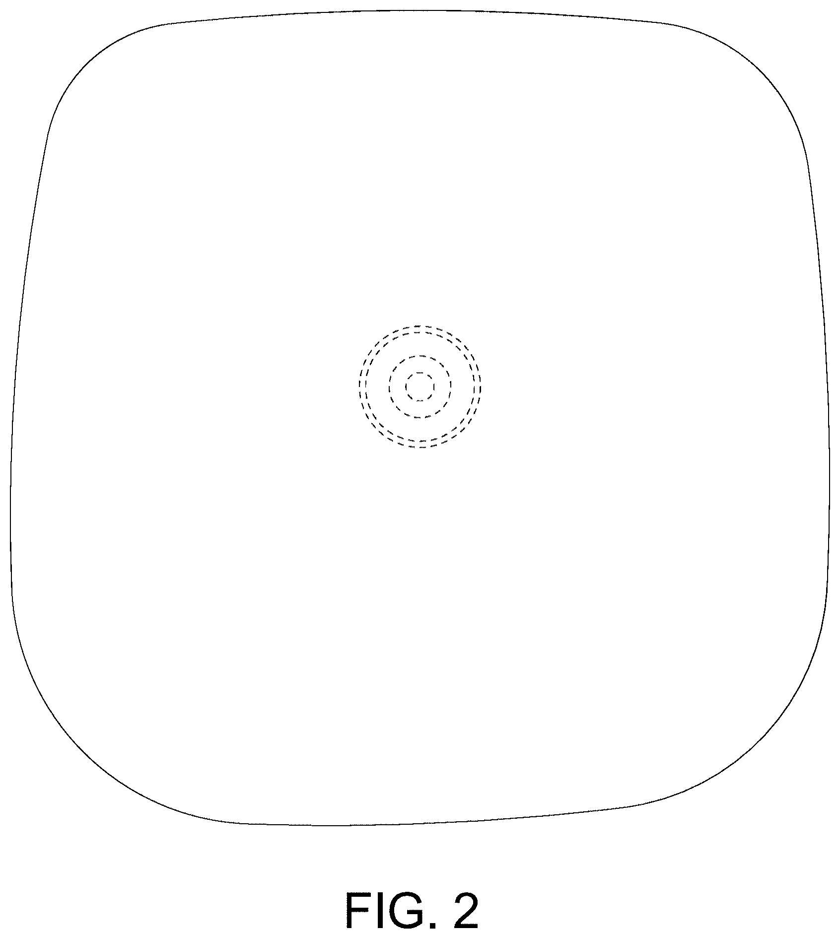 Patent USD1000206 Figure 2 – Cooktop or portion thereof