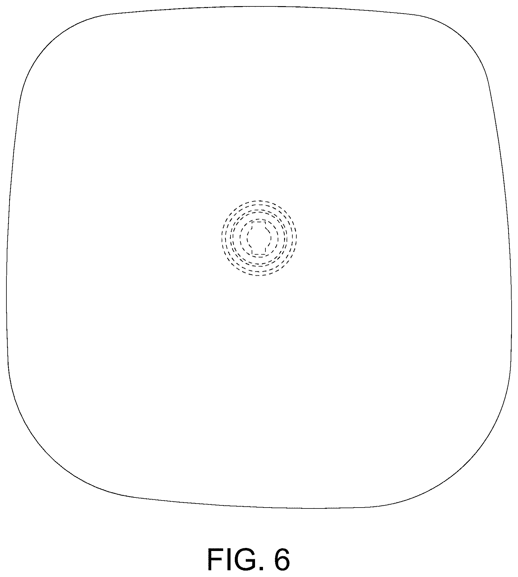 Patent USD1000206 Figure 6 – Cooktop or portion thereof