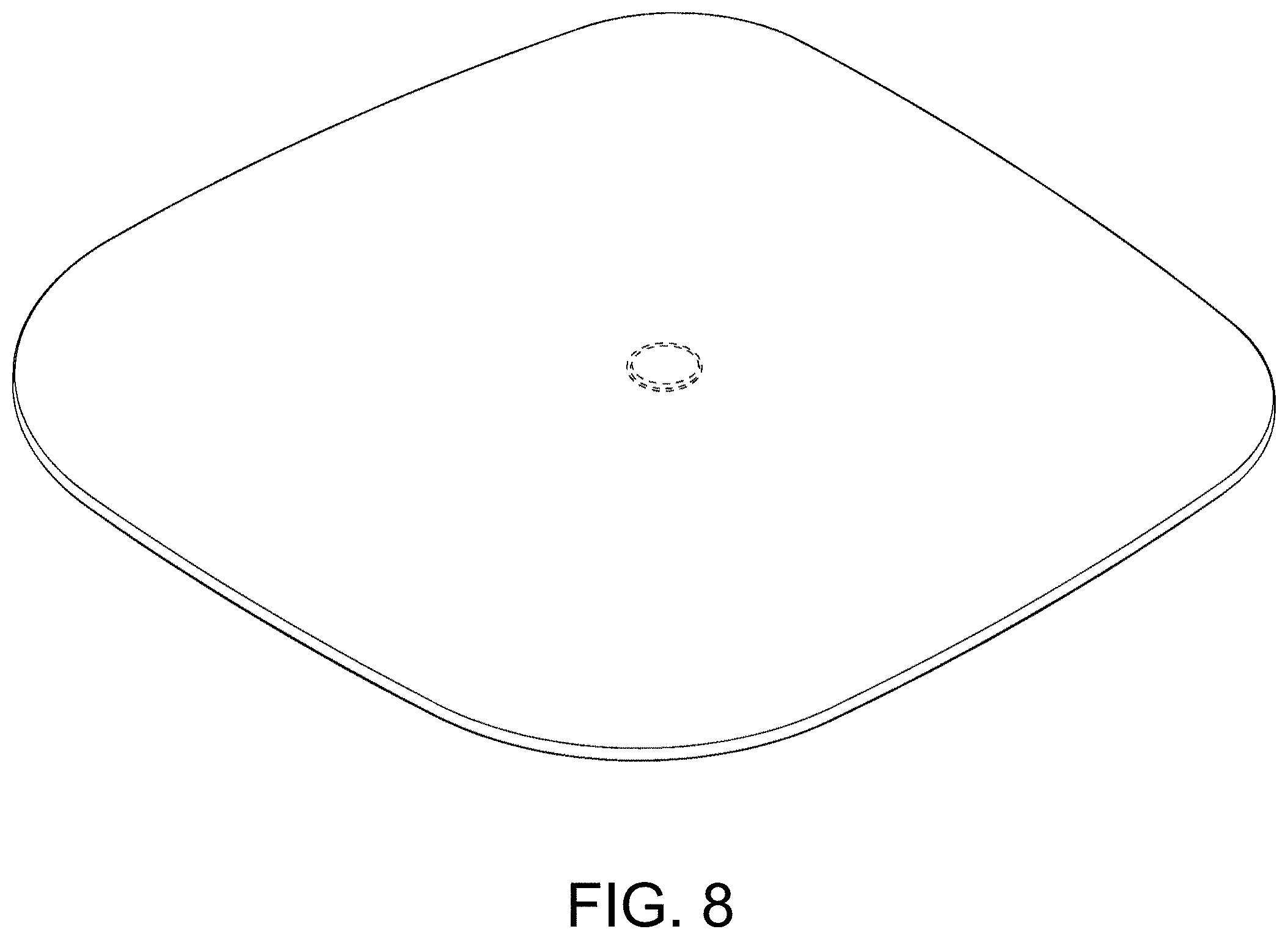 Patent USD1000206 Figure 8 – Cooktop or portion thereof