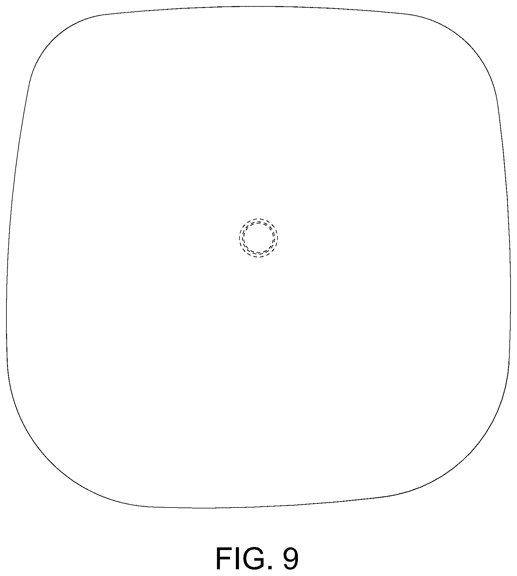 Patent USD1000206 Figure 9 – Cooktop or portion thereof