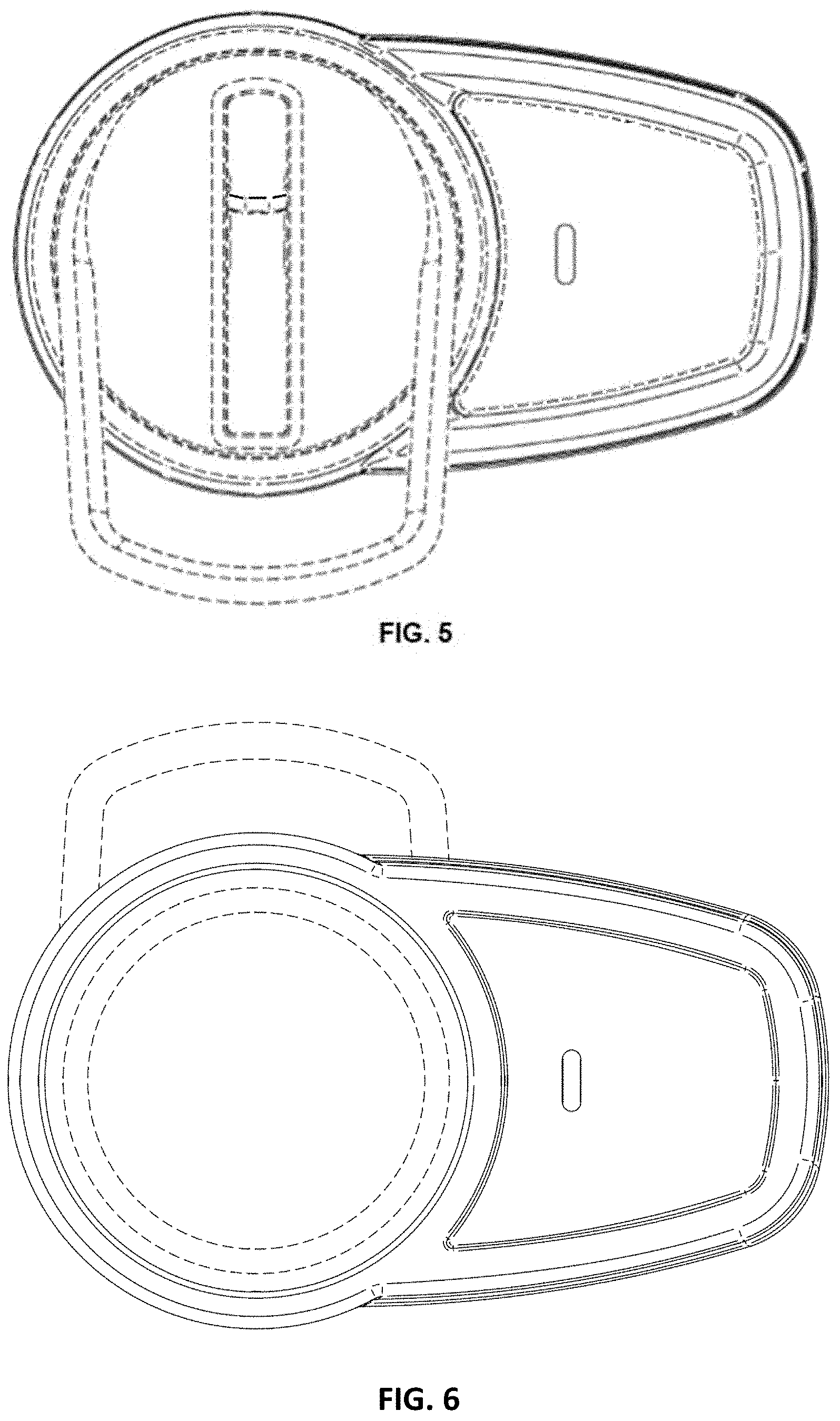 Patent USD1000207 Figure 5 – Drink bottle with storage compartment