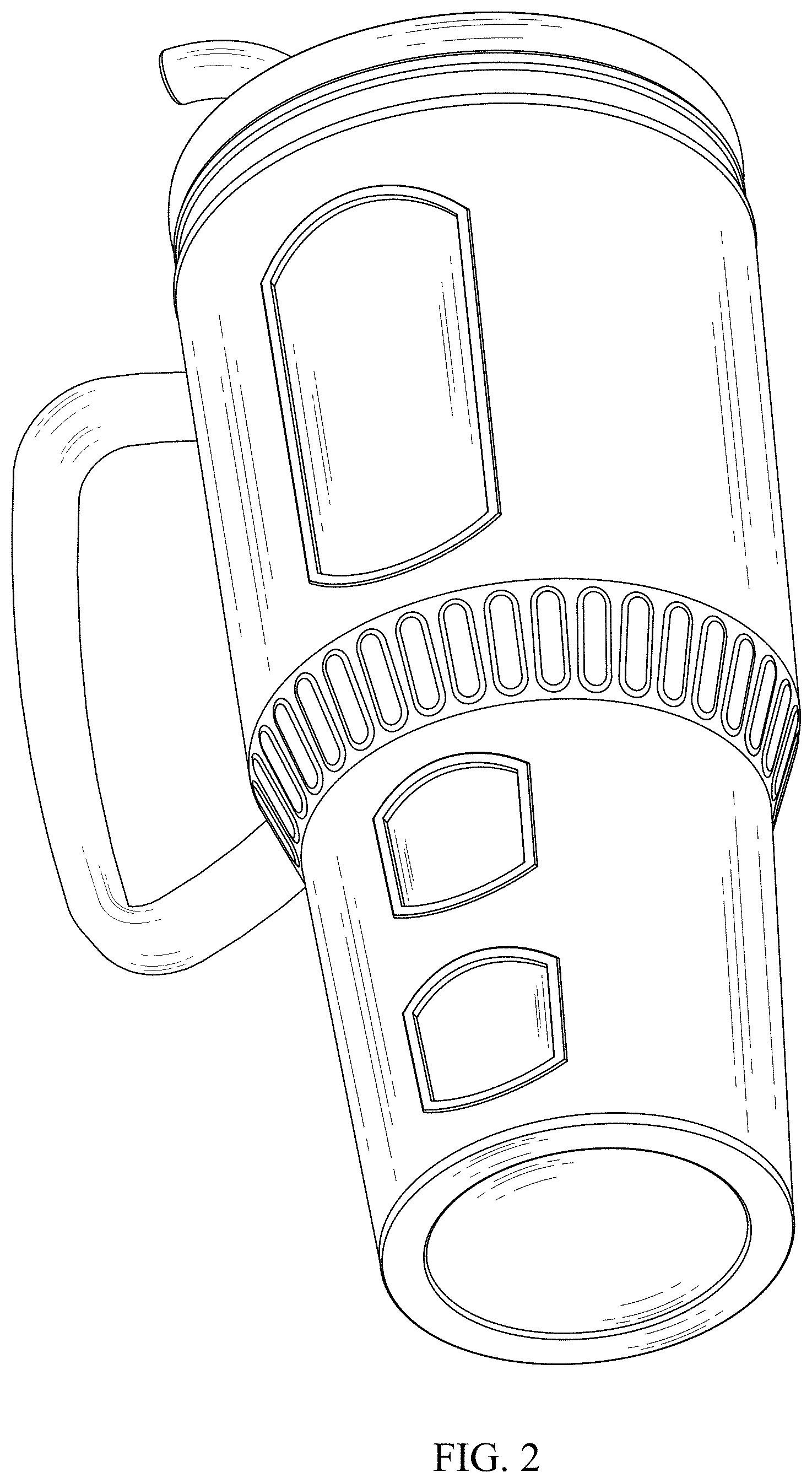Patent USD1000208 Figure 2 – Cup