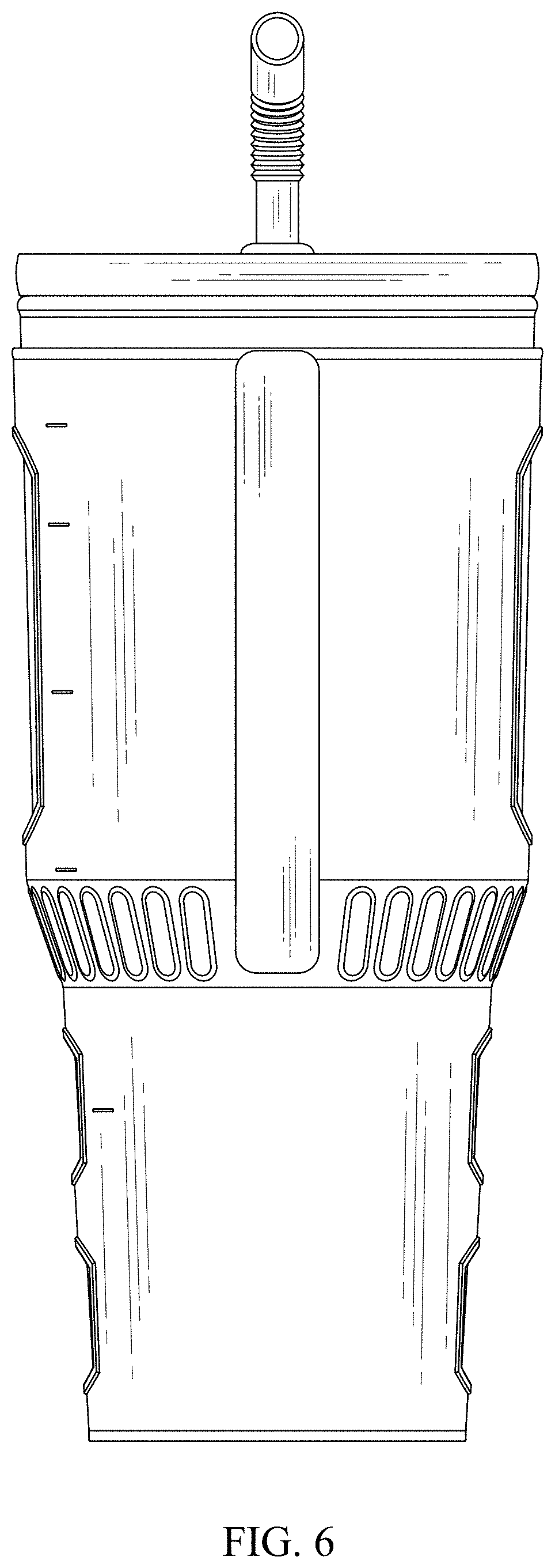 Patent USD1000208 Figure 6 – Cup