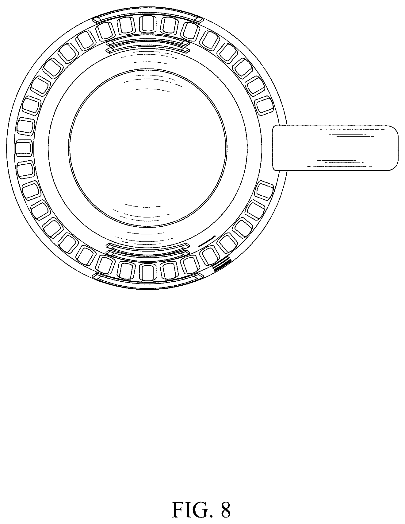 Patent USD1000208 Figure 8 – Cup