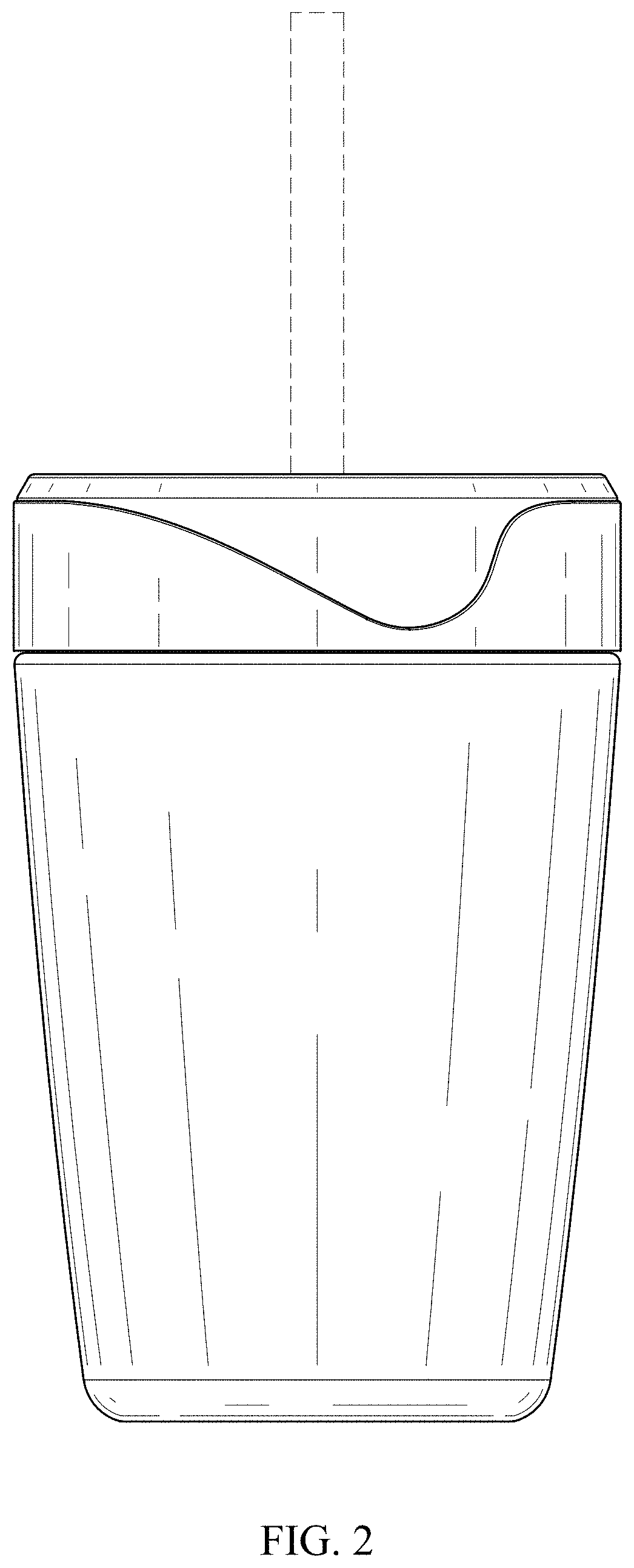 Patent USD1000209 Figure 2 – Straw cup