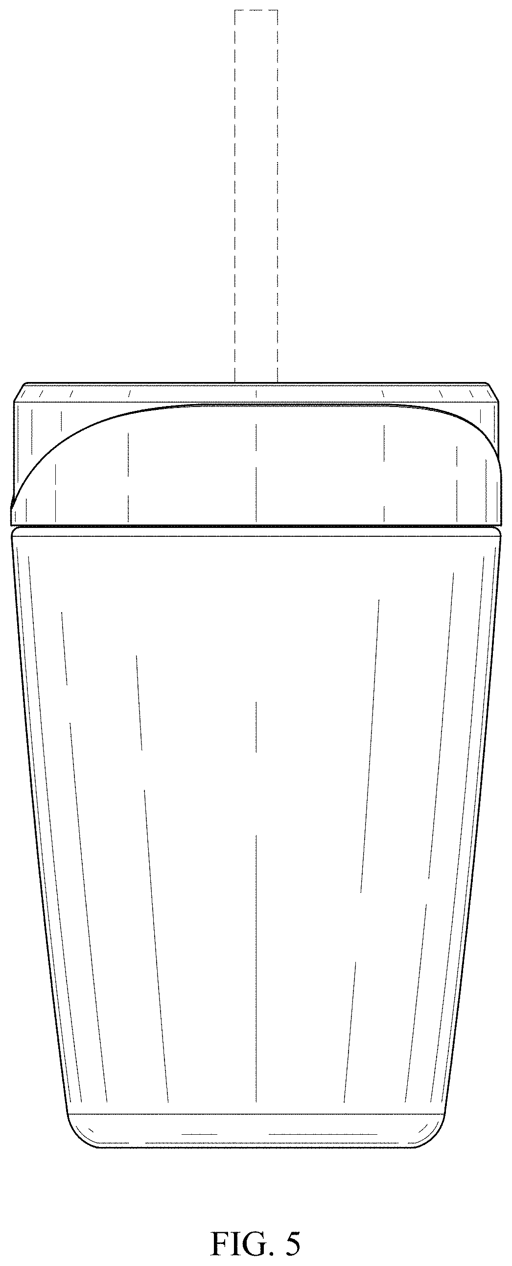 Patent USD1000209 Figure 5 – Straw cup