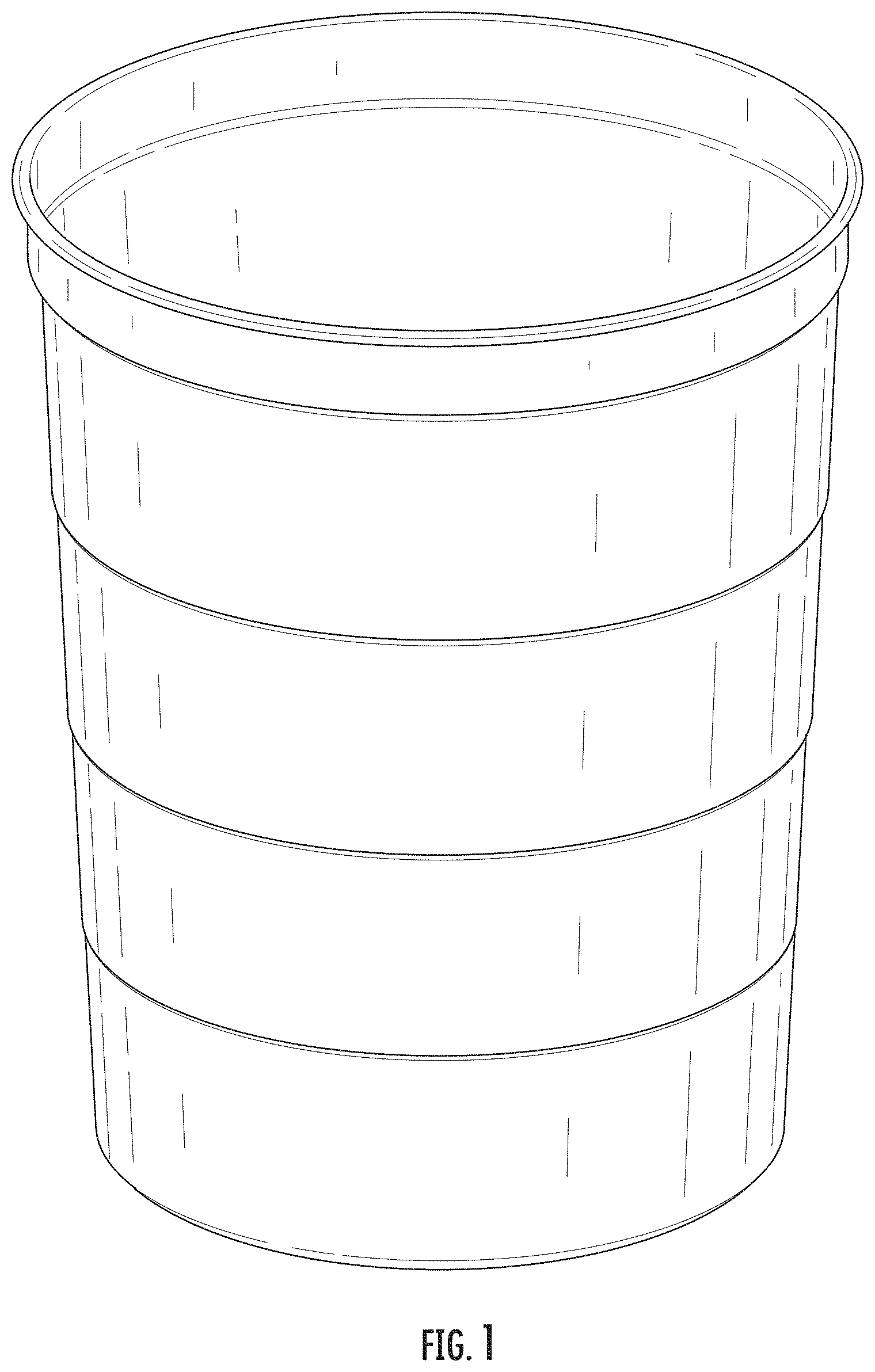 Patent USD1000211 Figure 1 – Thin metal cup