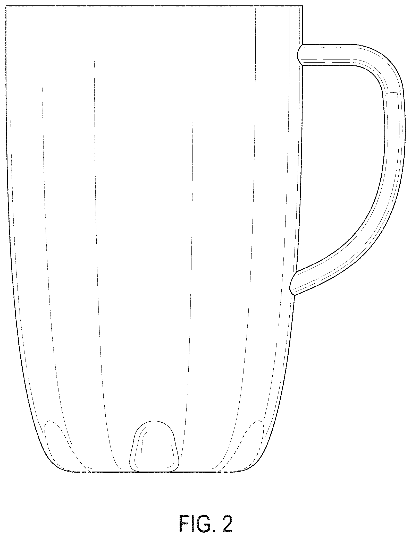 Patent USD1000212 Figure 2 – Mug