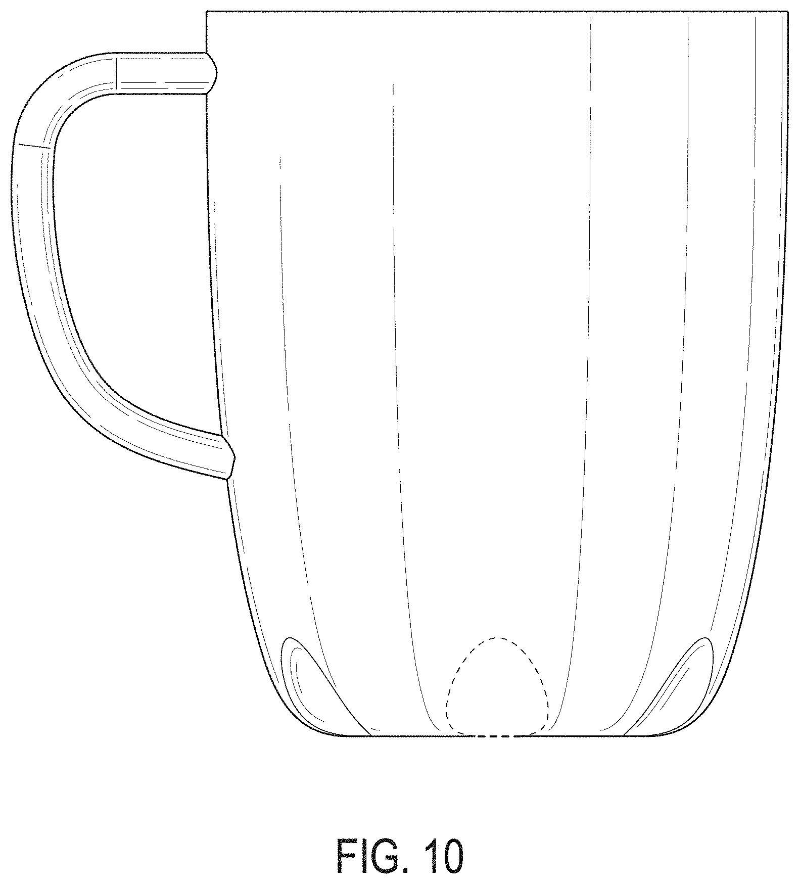 Patent USD1000212 Figure 10 – Mug