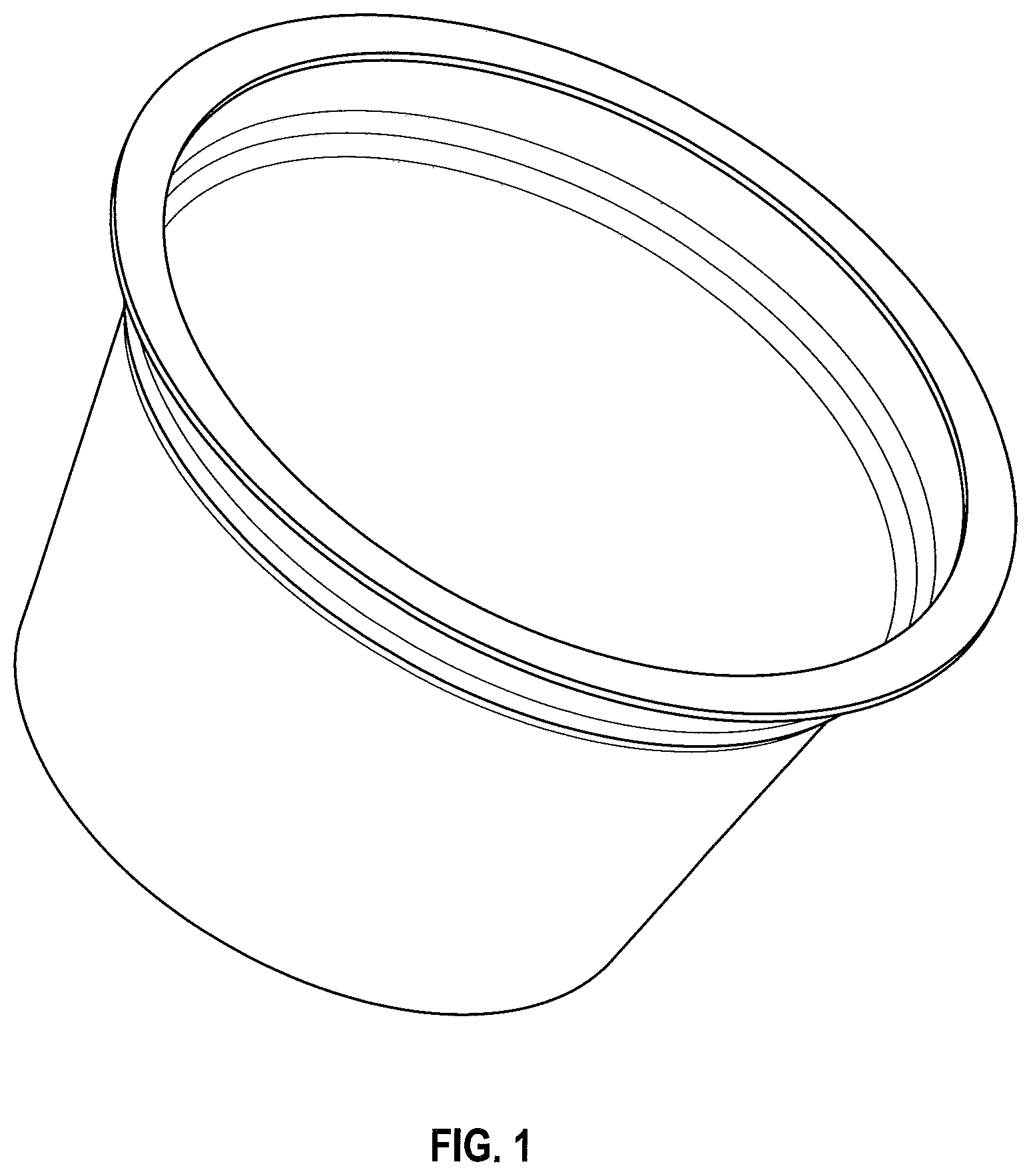 Patent USD1000214 Figure 1 – Food cup