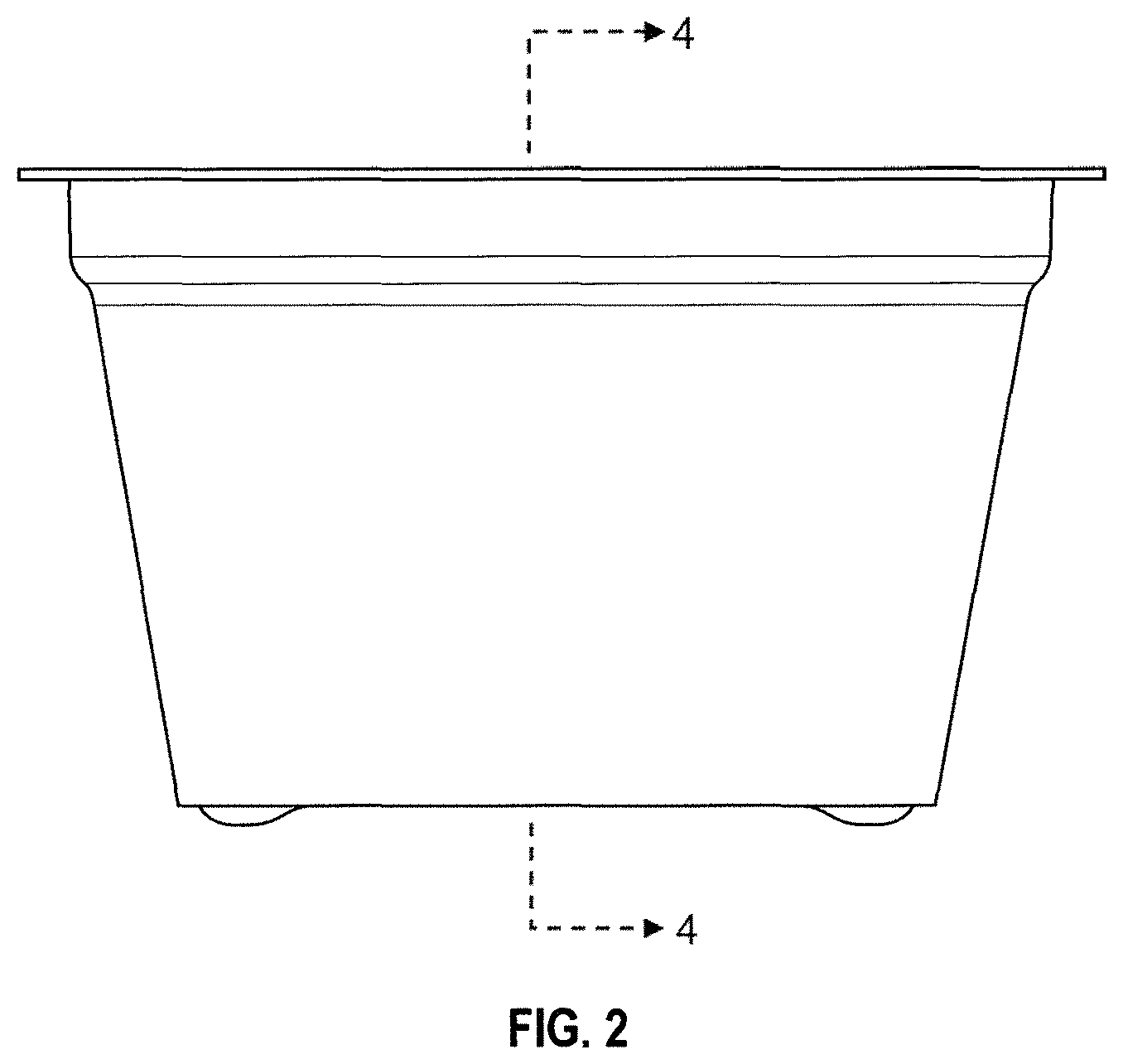 Patent USD1000214 Figure 2 – Food cup