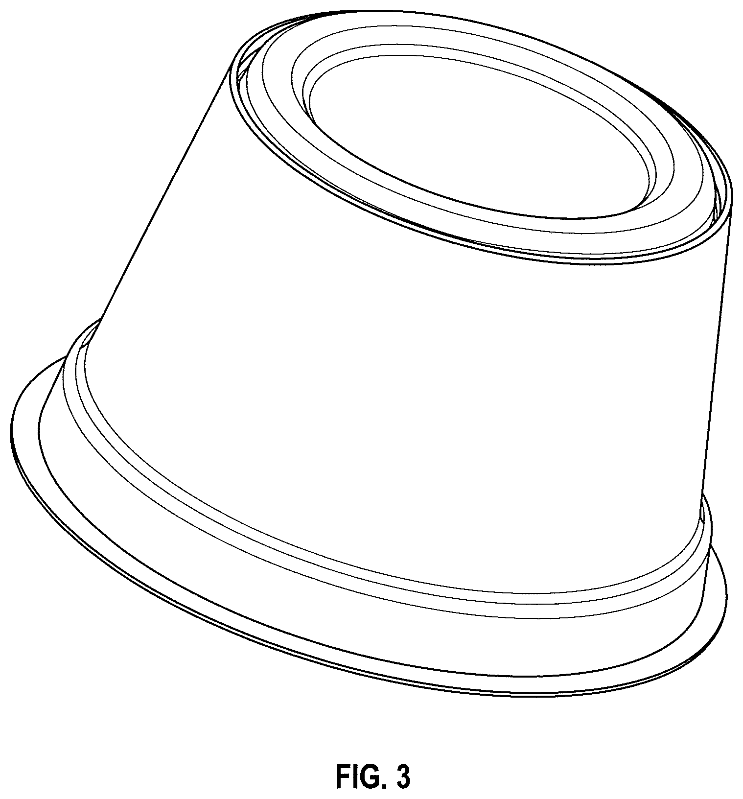 Patent USD1000214 Figure 3 – Food cup
