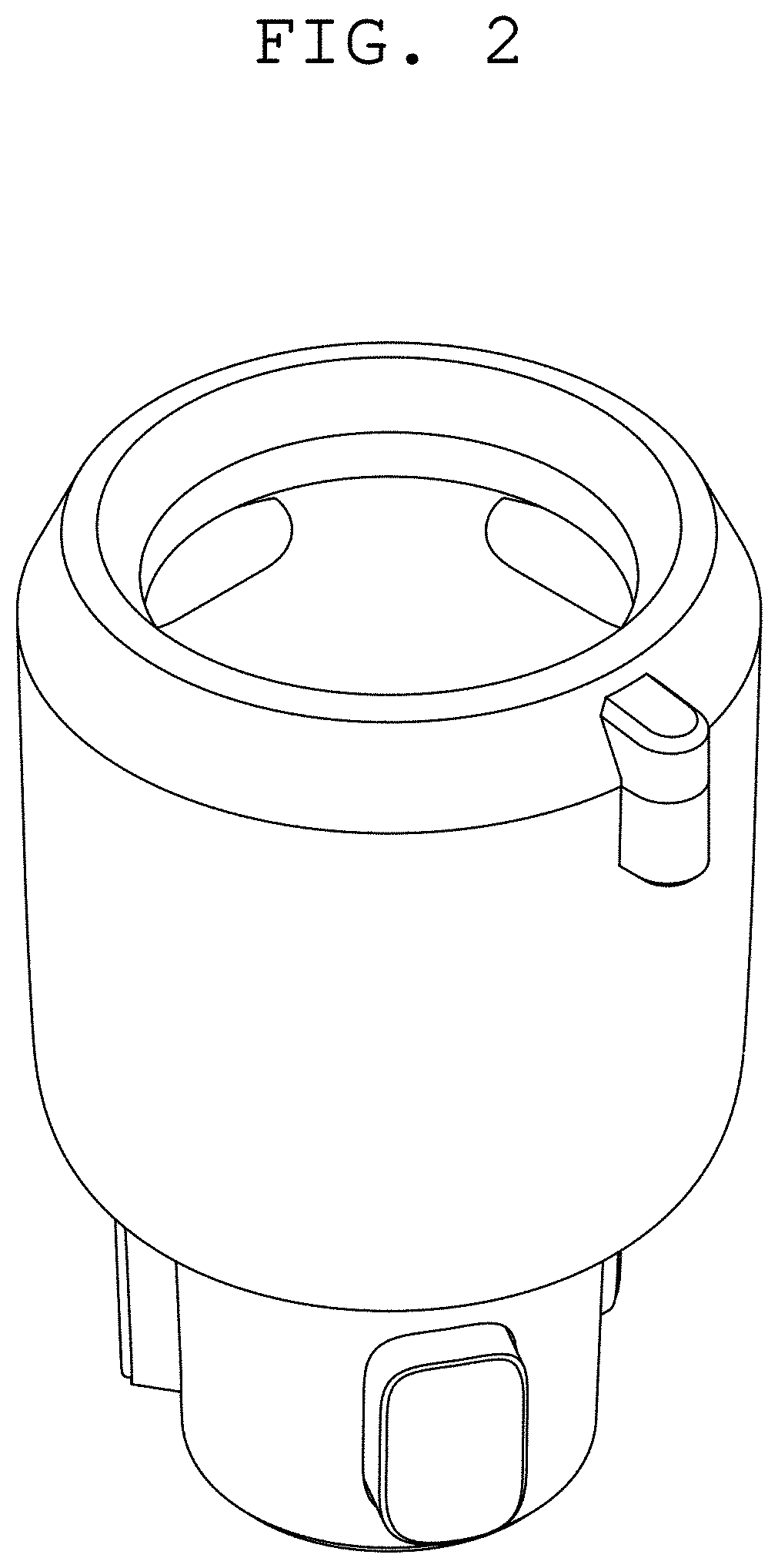 Patent USD1000215 Figure 2 – Cup holder