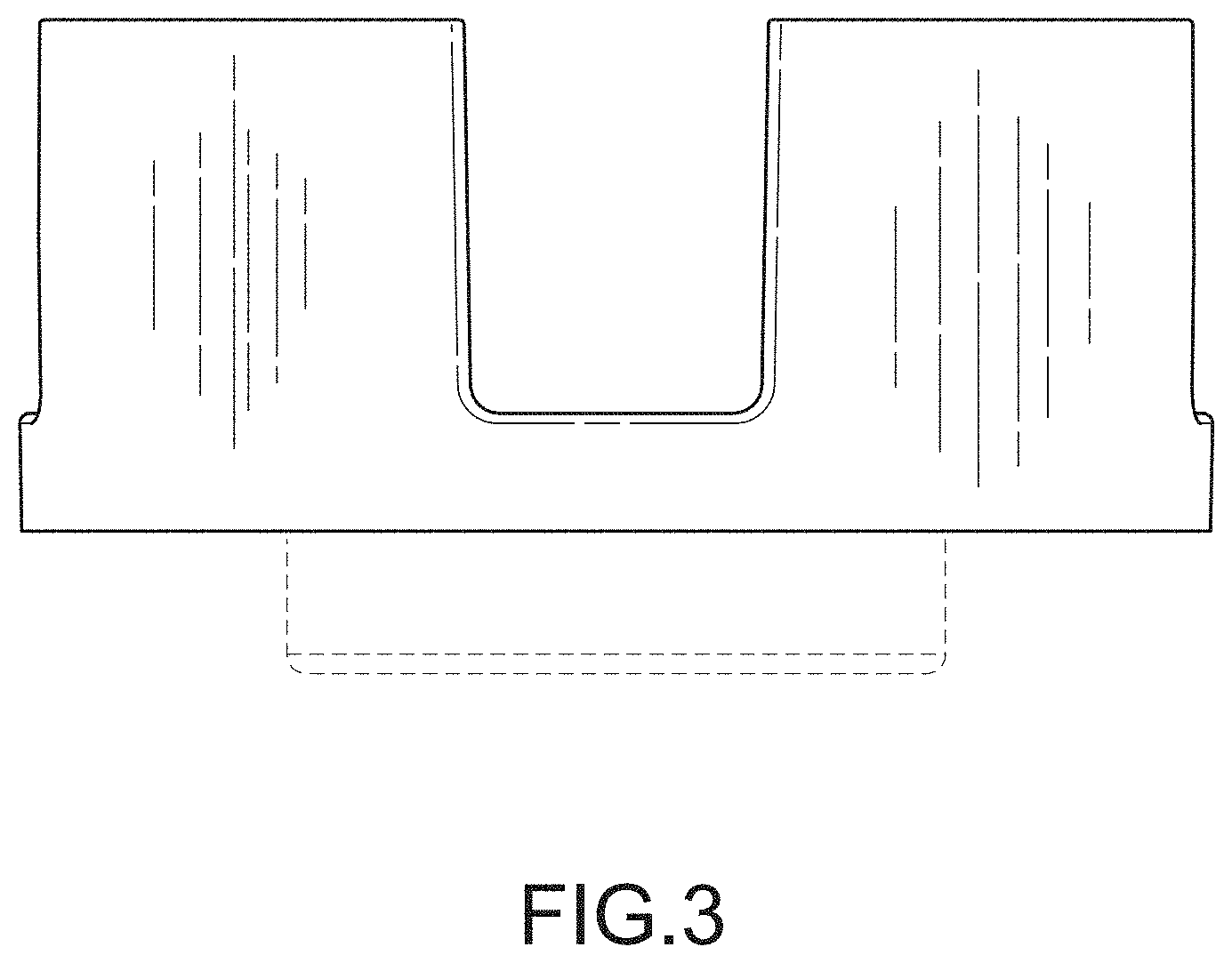 Patent USD1000216 Figure 3 – Cup holder