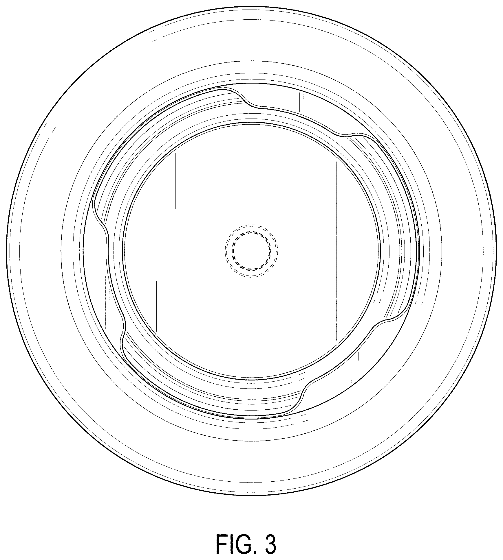 Patent USD1000218 Figure 3 – Cupholder